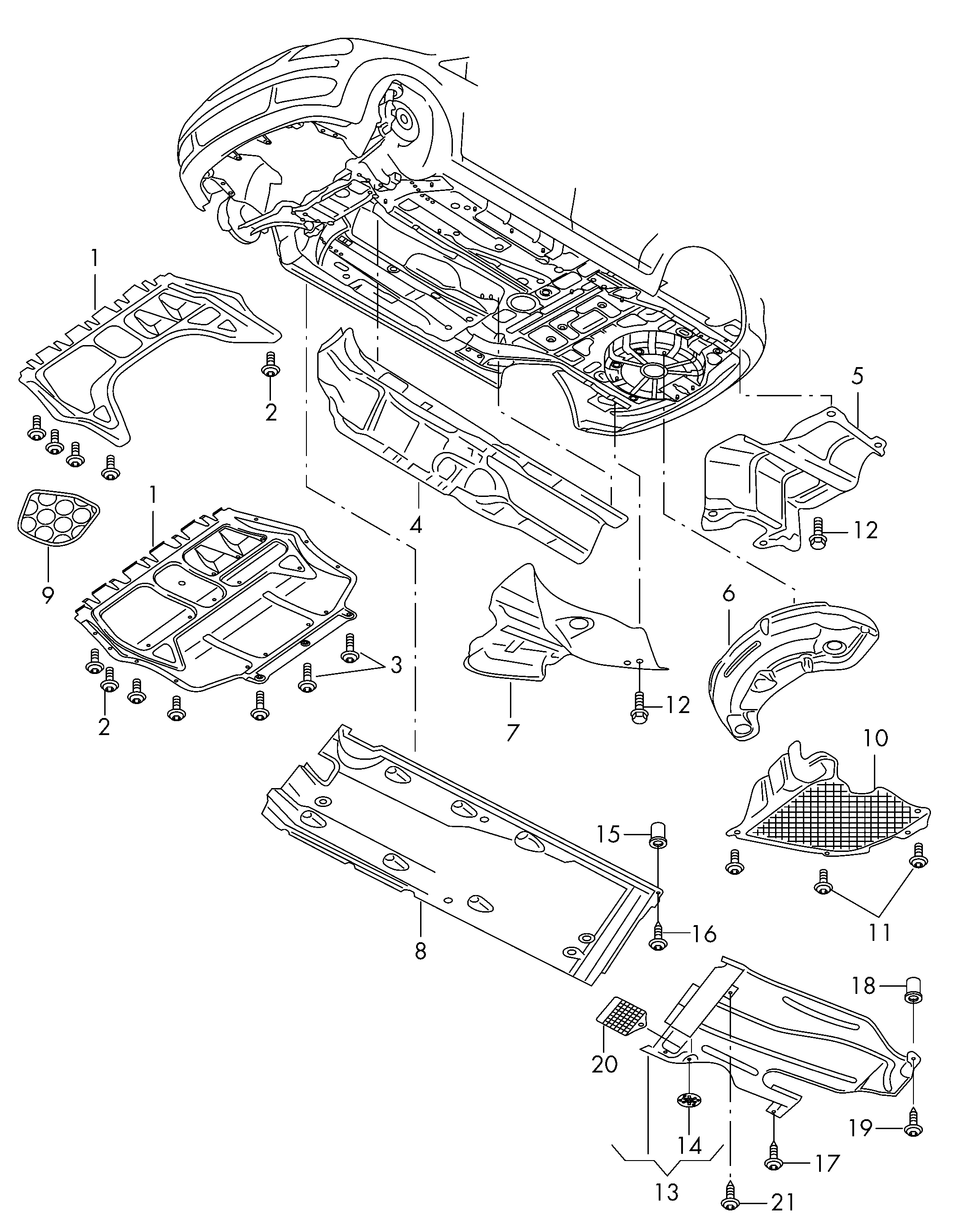 VAG 3T0825201C - Äänieriste inparts.fi