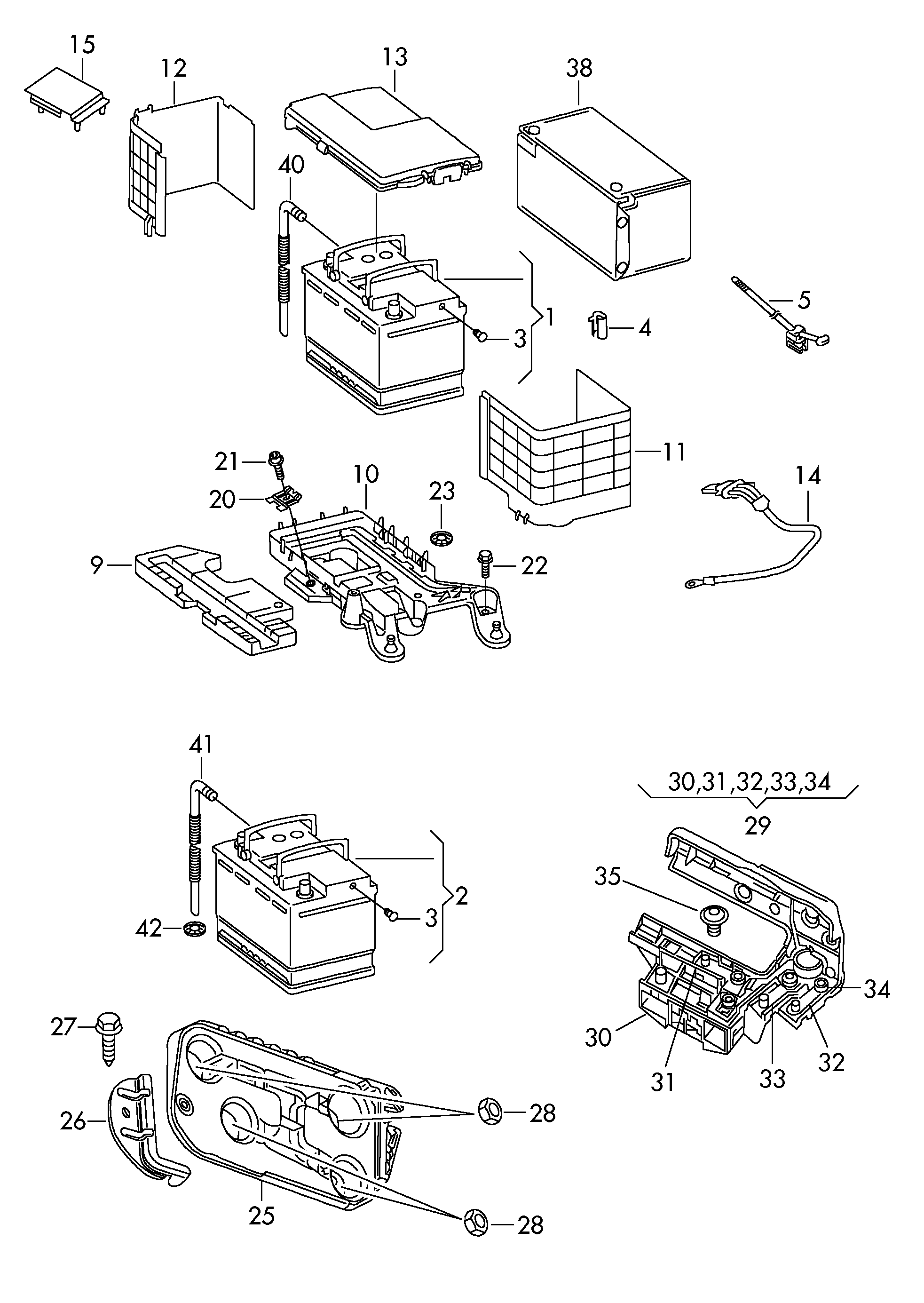 Seat 000 915 105 CC - Käynnistysakku inparts.fi