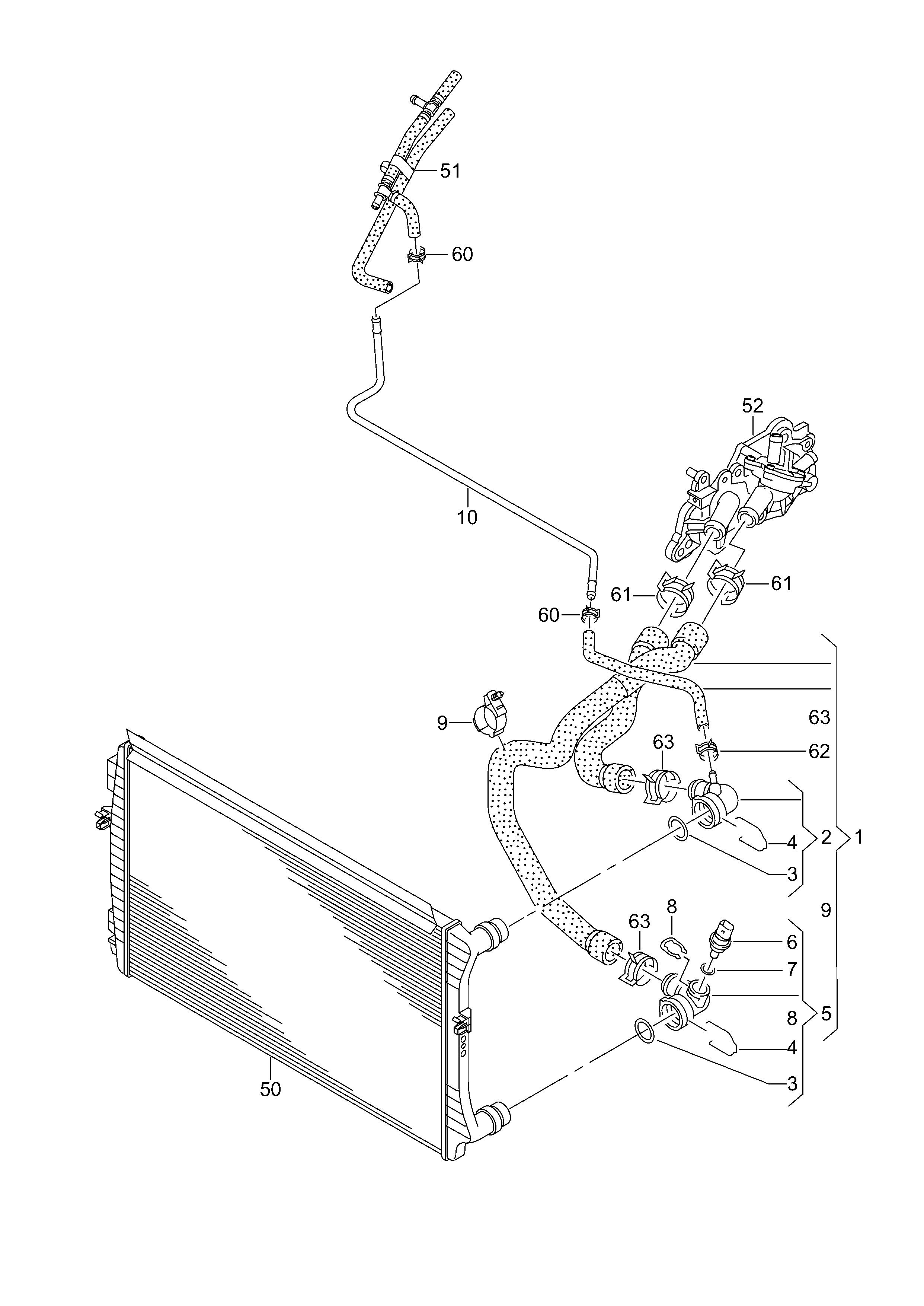 Seat 5Q0122291BQ - Termostaattikotelo inparts.fi