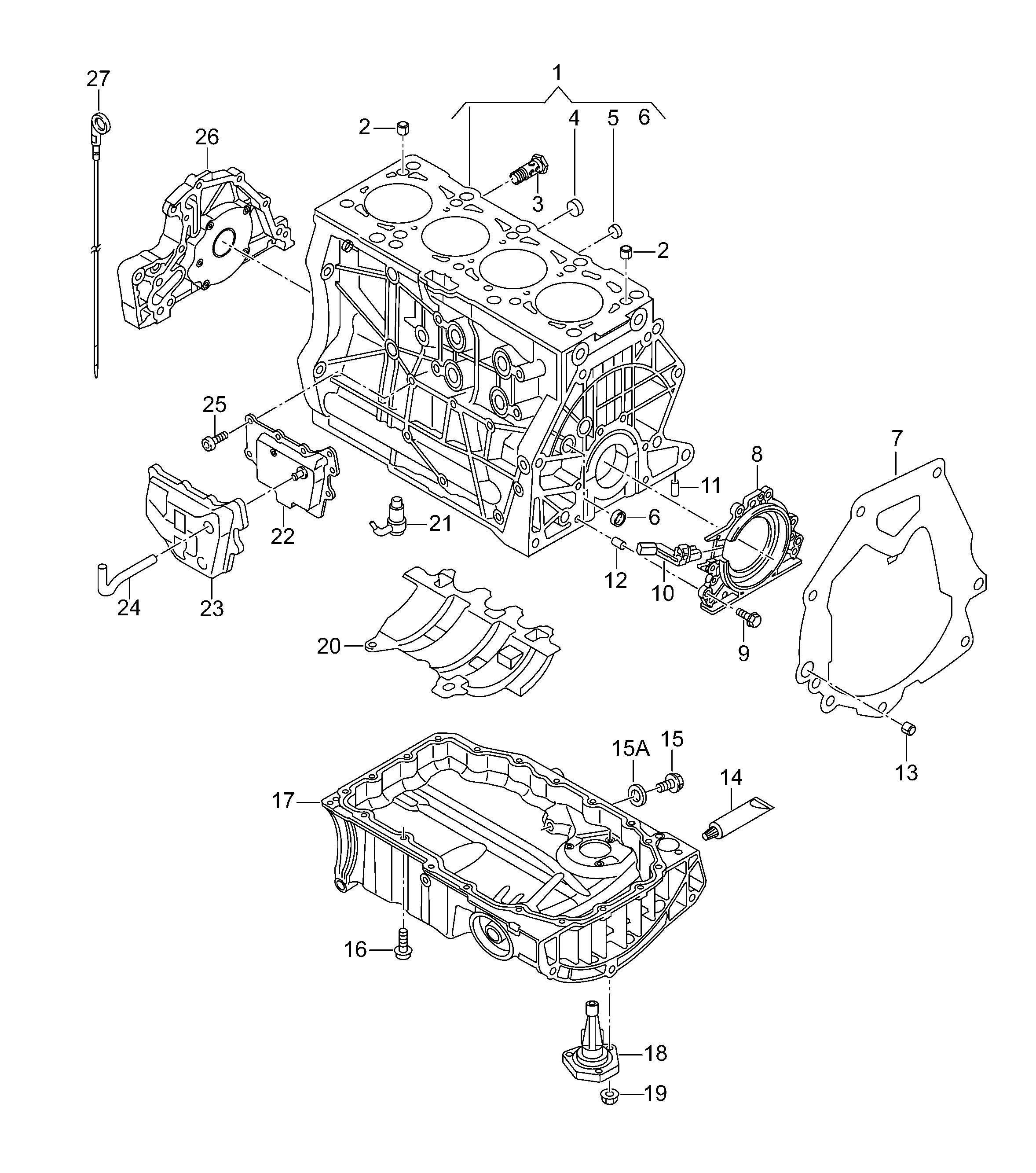 Seat 04E 103 170 A - Akselitiiviste, kampiakseli inparts.fi