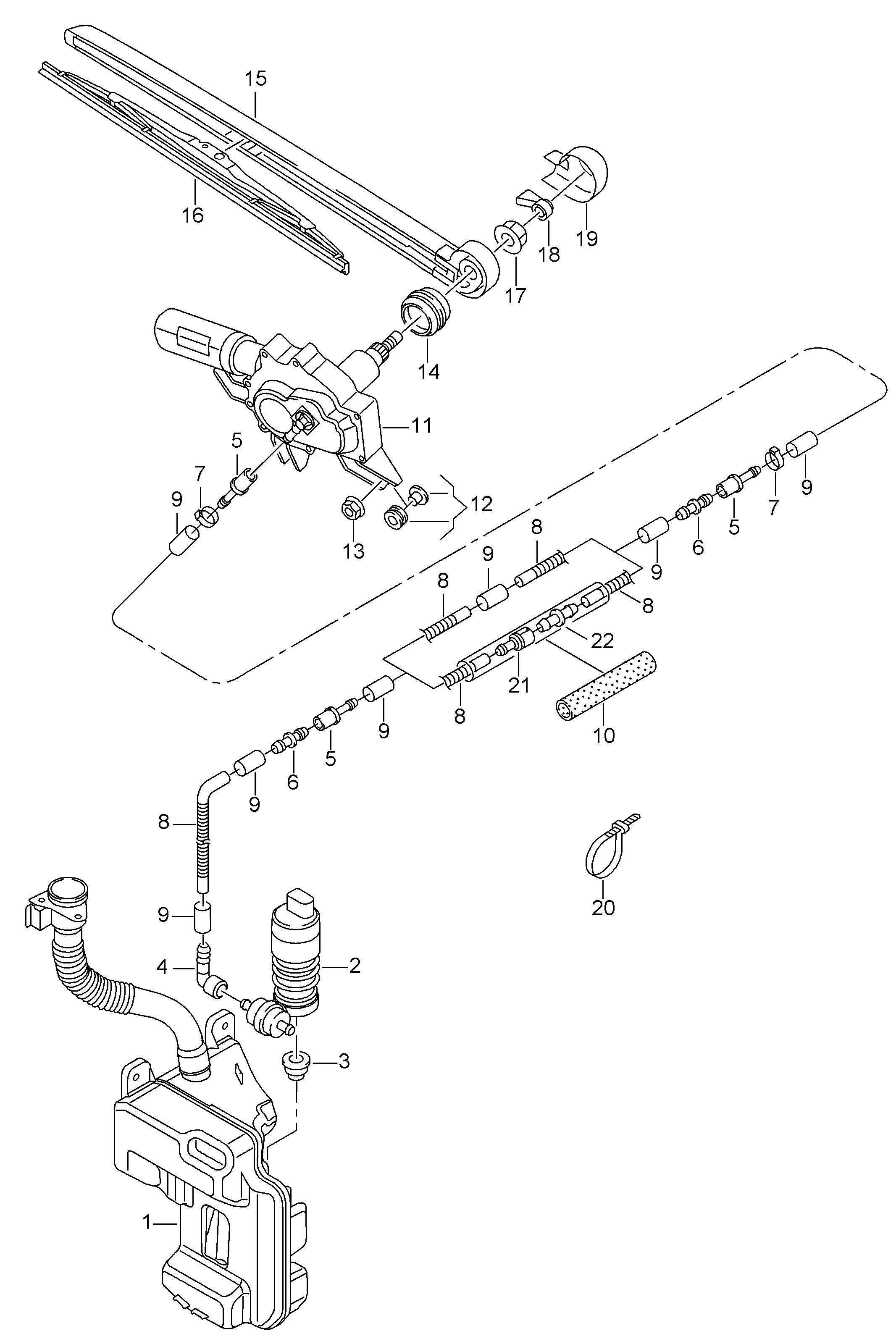 Skoda 5E9 955 425 - Pyyhkijänsulka inparts.fi