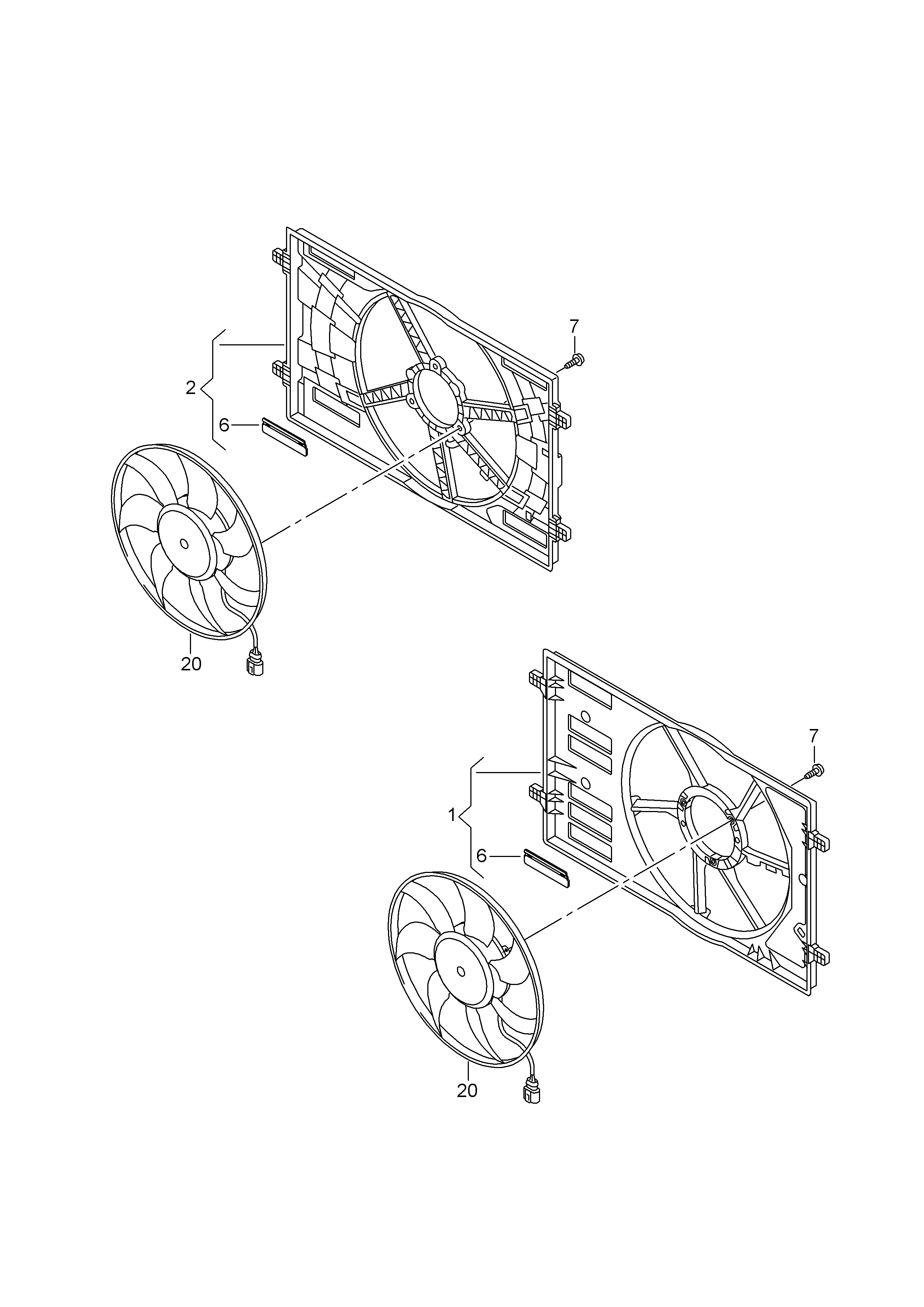 VAG 6R0121207 - Tuuletin, moottorin jäähdytys inparts.fi