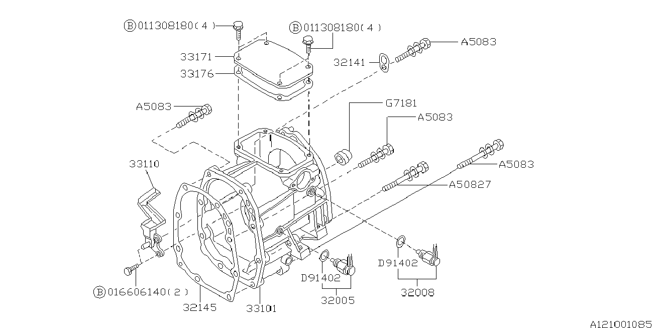 Subaru 32008AA071 - Kytkin, peruutusvalo inparts.fi