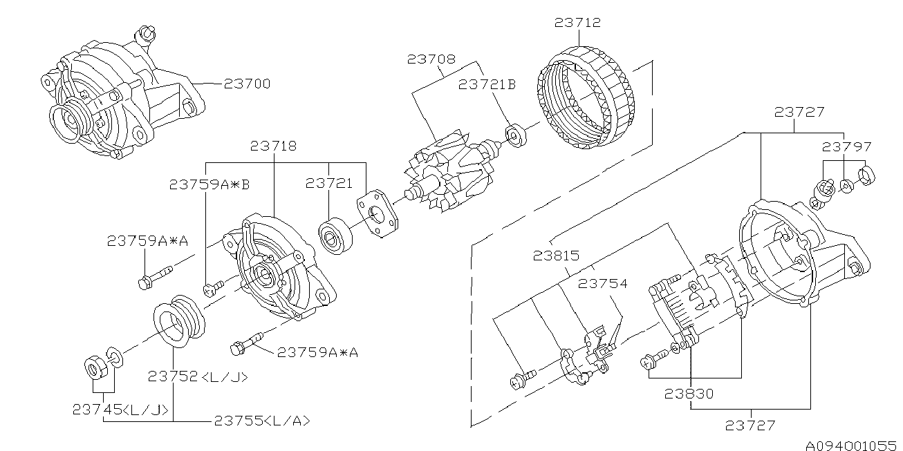 Suzuki 23700AA350 - Laturi inparts.fi