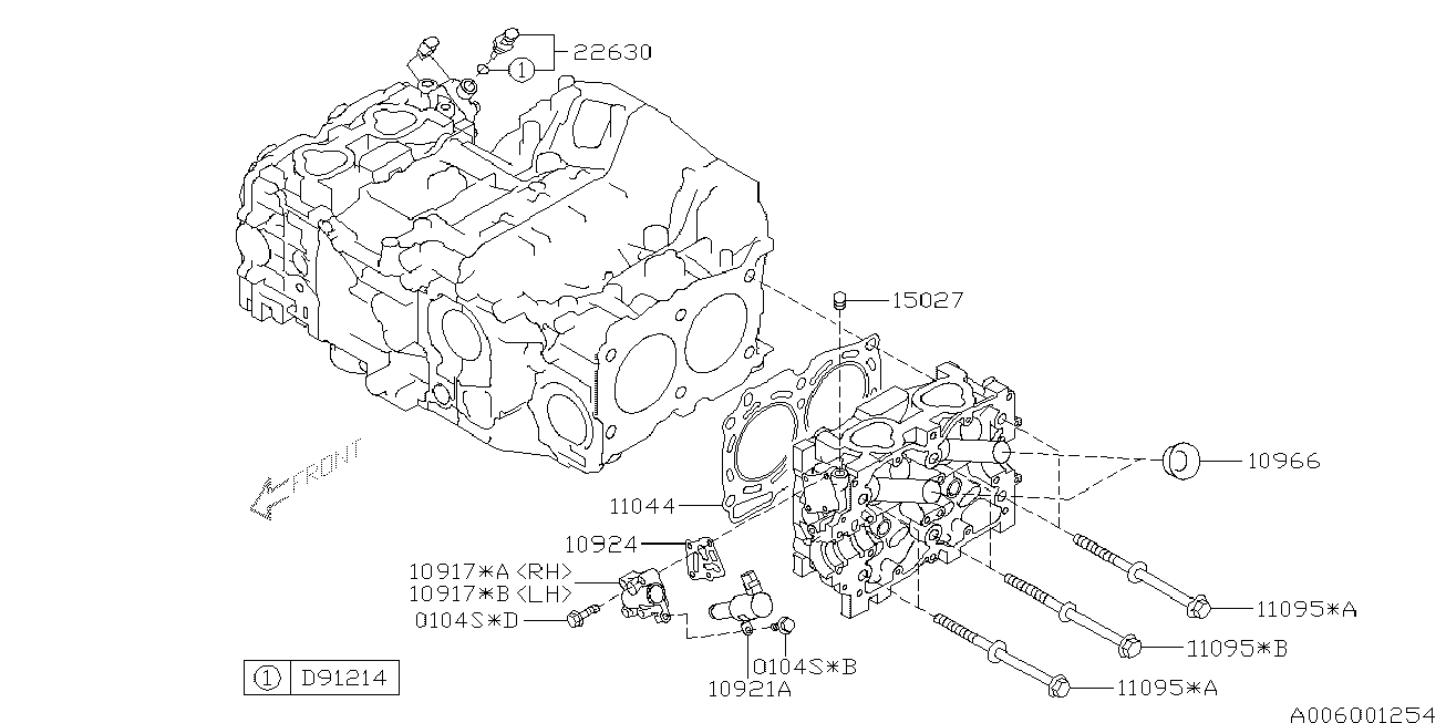 Subaru 10966AA030 - Tiivisterengas, tulppaistukka inparts.fi