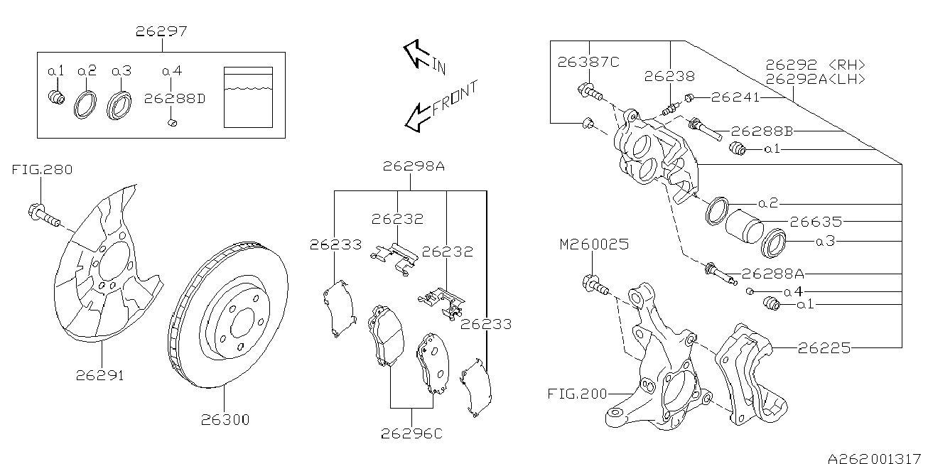 Subaru 26300-FL010 - Jarrulevy inparts.fi