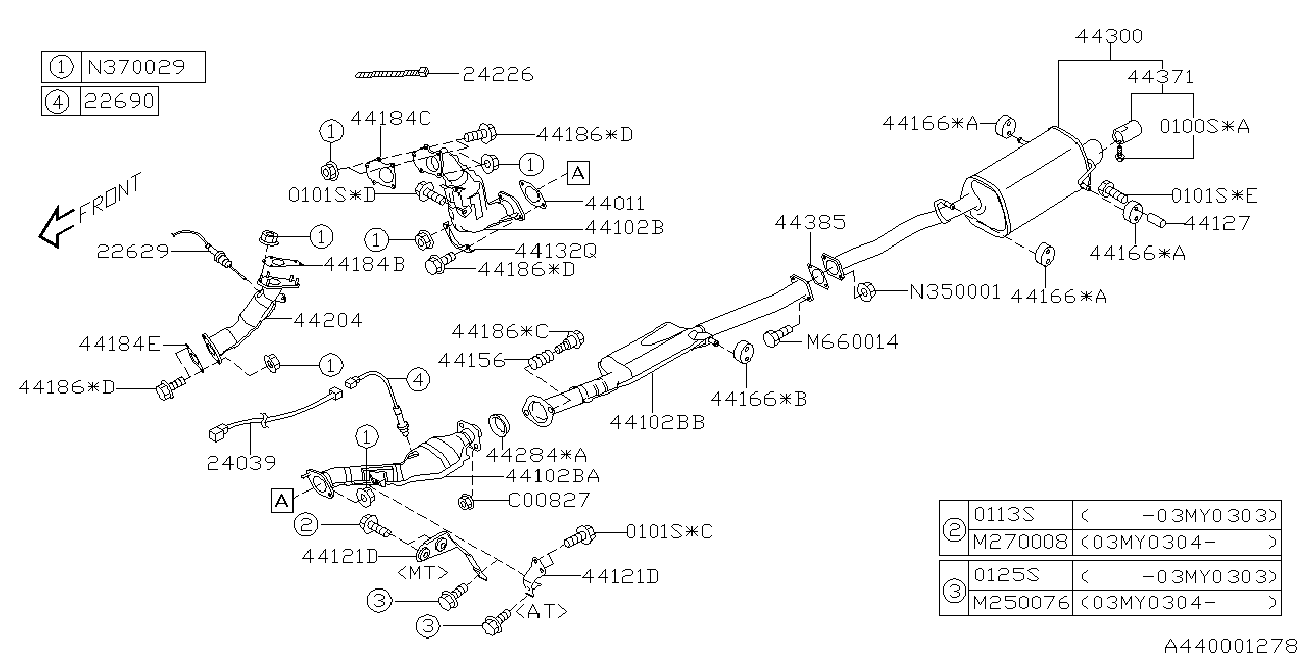 Subaru 22690AA520 - Lambdatunnistin inparts.fi