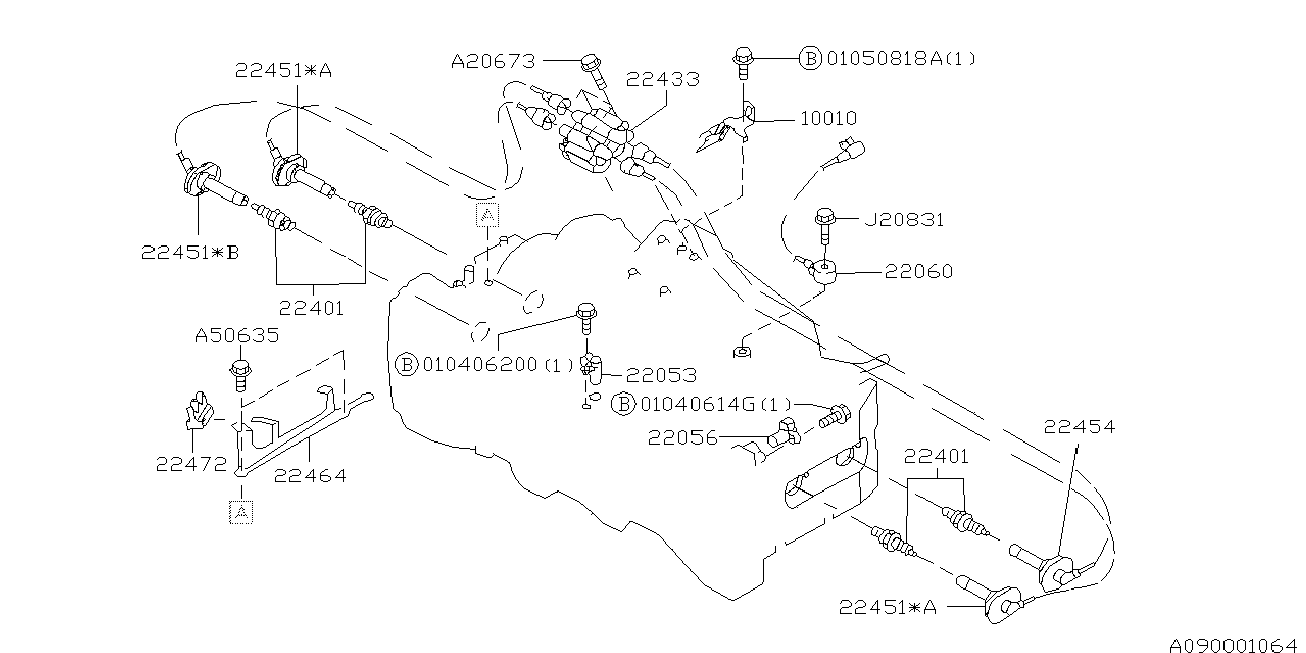 Subaru 22401AA370 - Sytytystulppa inparts.fi