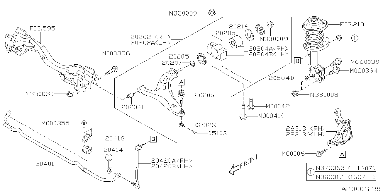 Subaru 20206-AJ000 - Pallonivel inparts.fi