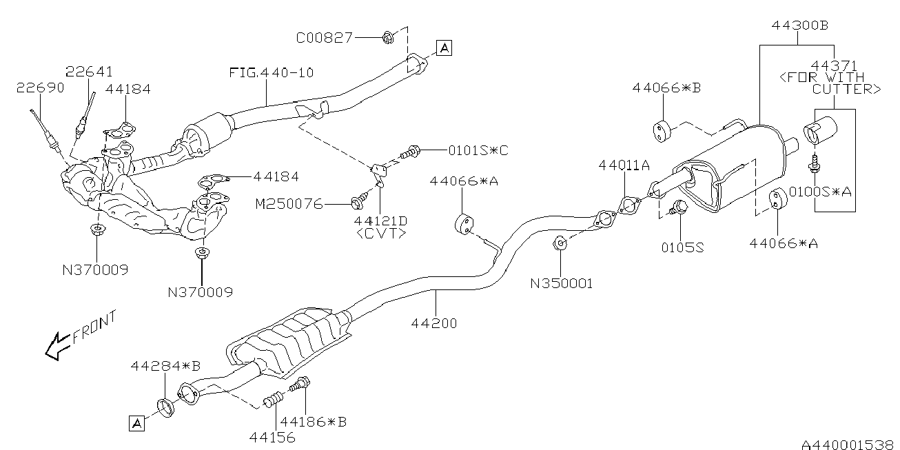 Subaru 22690-AA990 - Lambdatunnistin inparts.fi