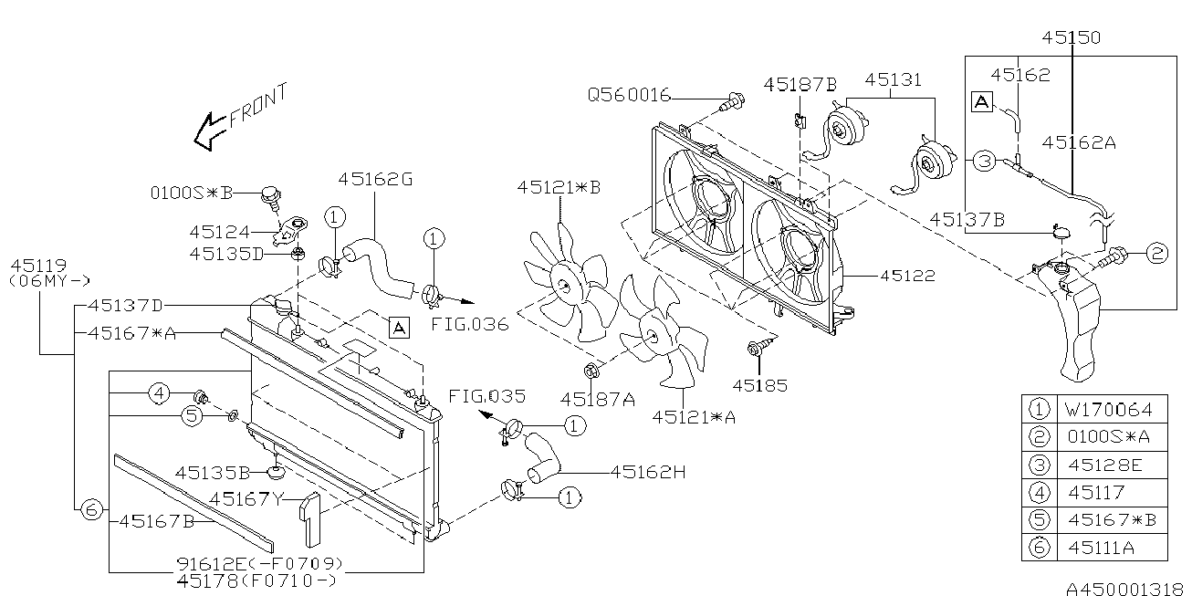 Subaru 45119SA030 - Jäähdytin,moottorin jäähdytys inparts.fi