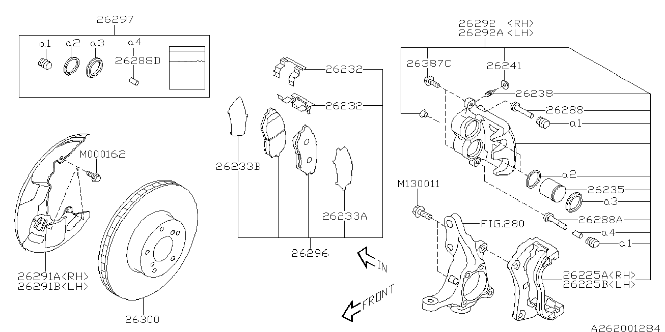 Subaru 26300-AL010 - Jarrulevy inparts.fi