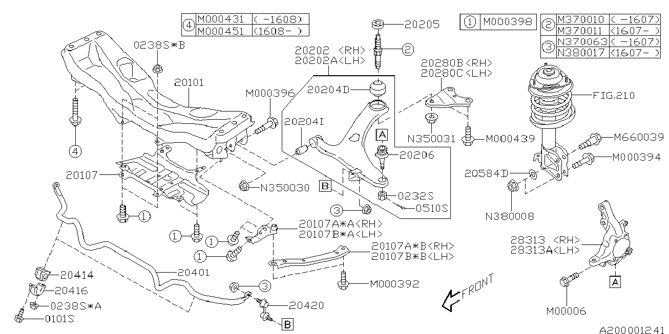 Subaru 20204 SG000 - Tukivarren hela inparts.fi