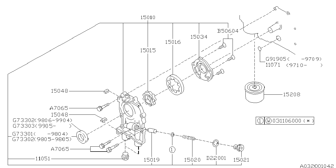 Subaru 80673-3030 - Akselitiiviste, kampiakseli inparts.fi