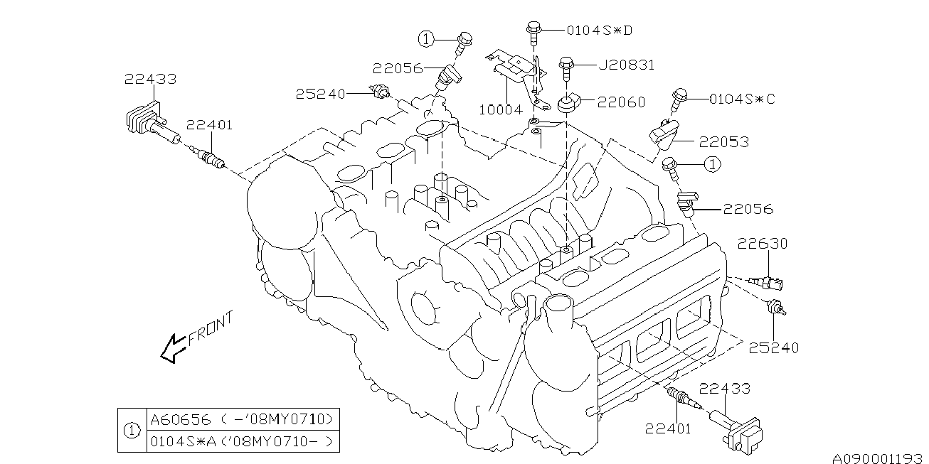 Subaru 22401AA630 - Sytytystulppa inparts.fi