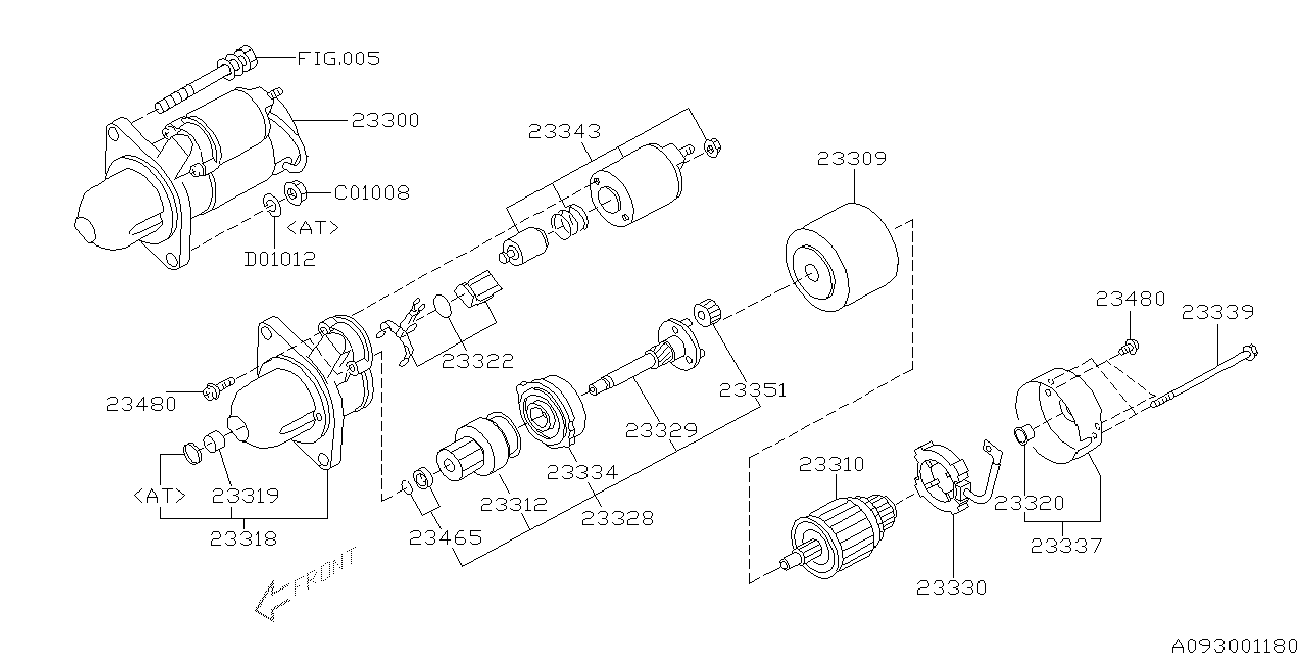 NISSAN 23300-AA570 - Käynnistinmoottori inparts.fi