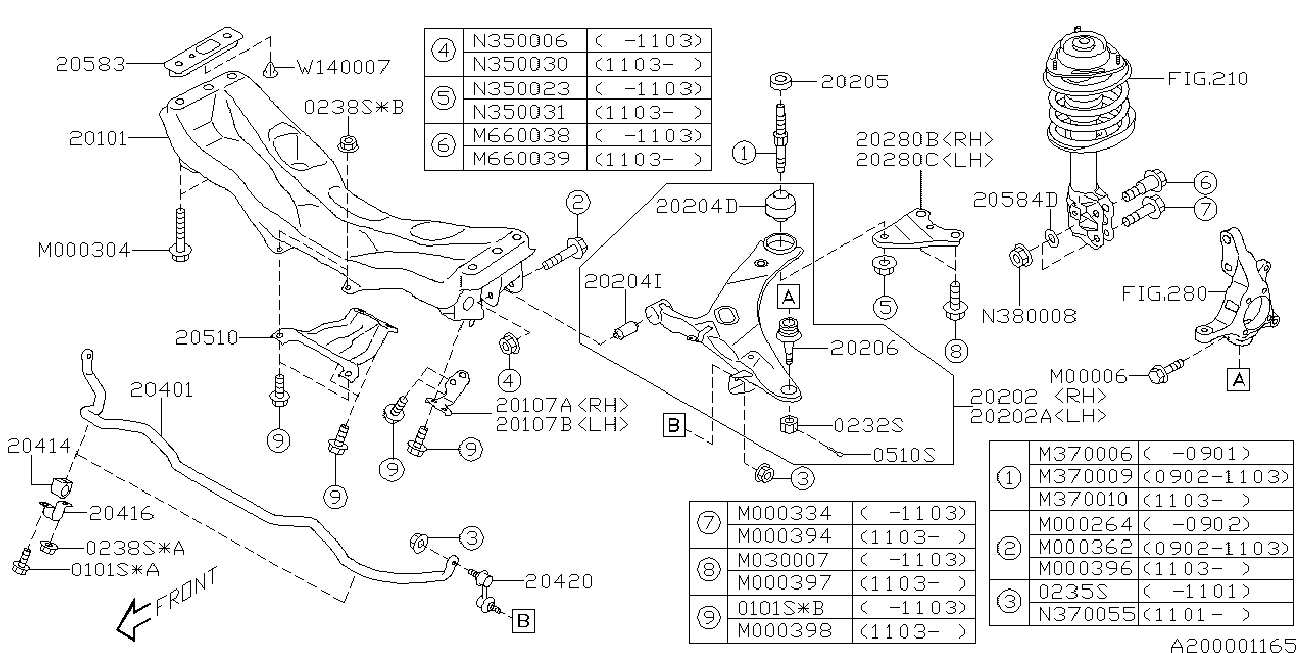 Subaru 20202 SC010 - Tukivarsi, pyöräntuenta inparts.fi