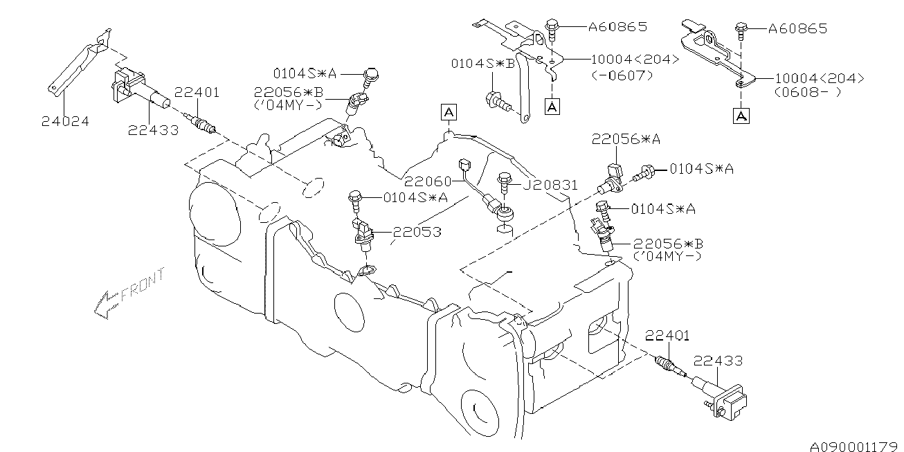 Subaru 22401-AA531 - Sytytystulppa inparts.fi