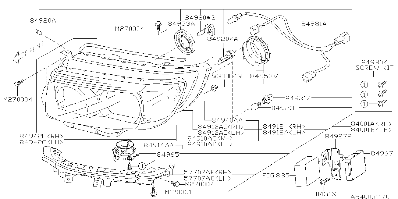 Subaru 784920080 - Polttimo inparts.fi