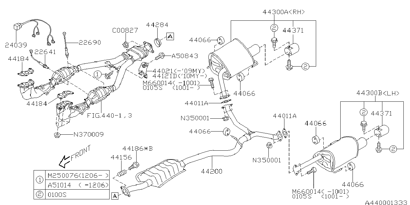 Subaru 22690AA68A - Lambdatunnistin inparts.fi