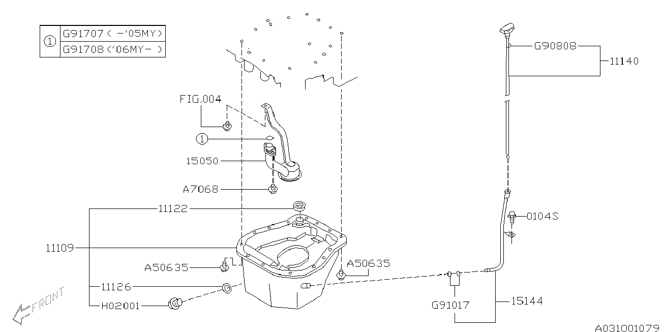 Subaru 11126-AA000 - Tiiviste, öljynlaskutulppa inparts.fi