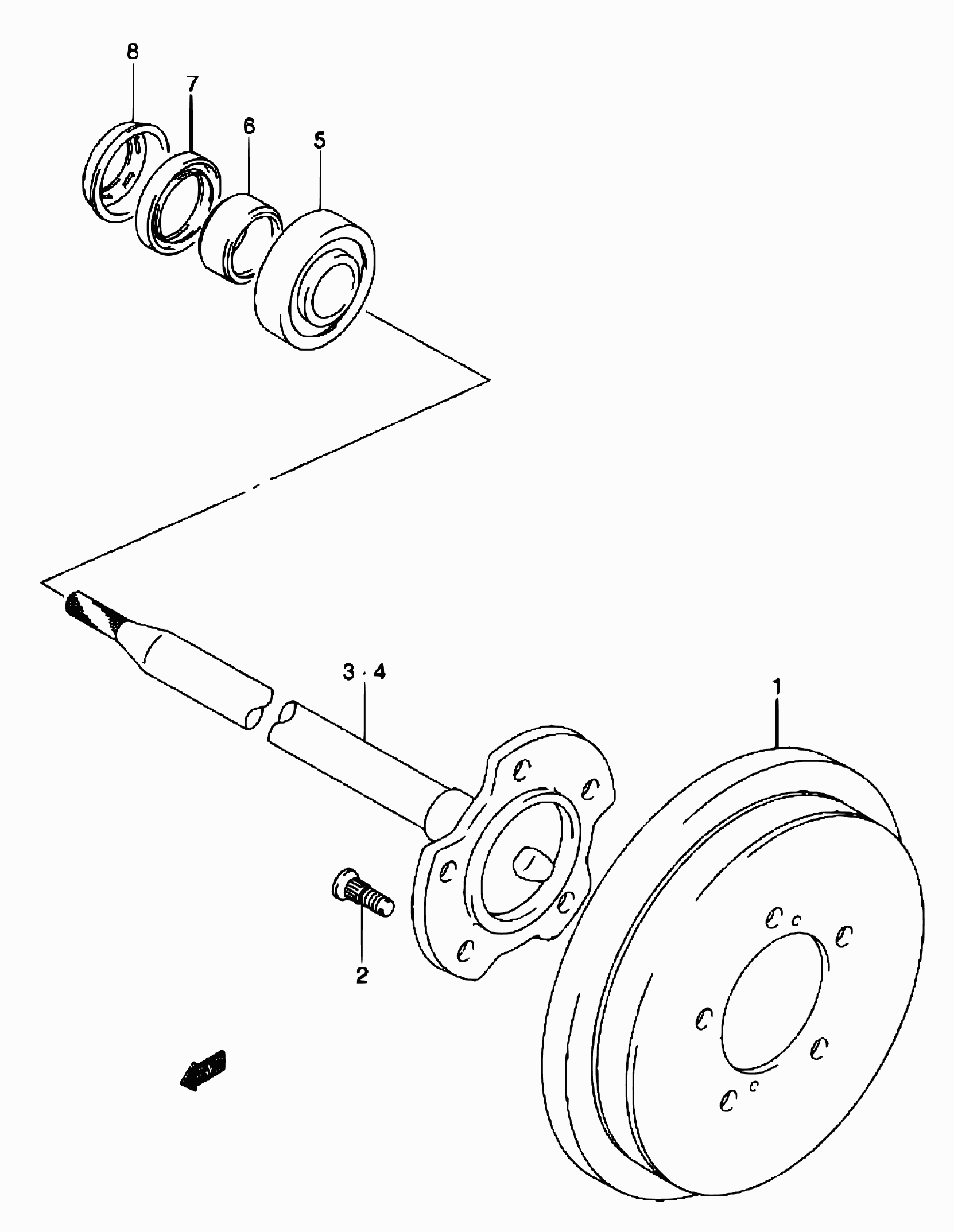 Suzuki 43511-81A00 - Jarrurumpu inparts.fi