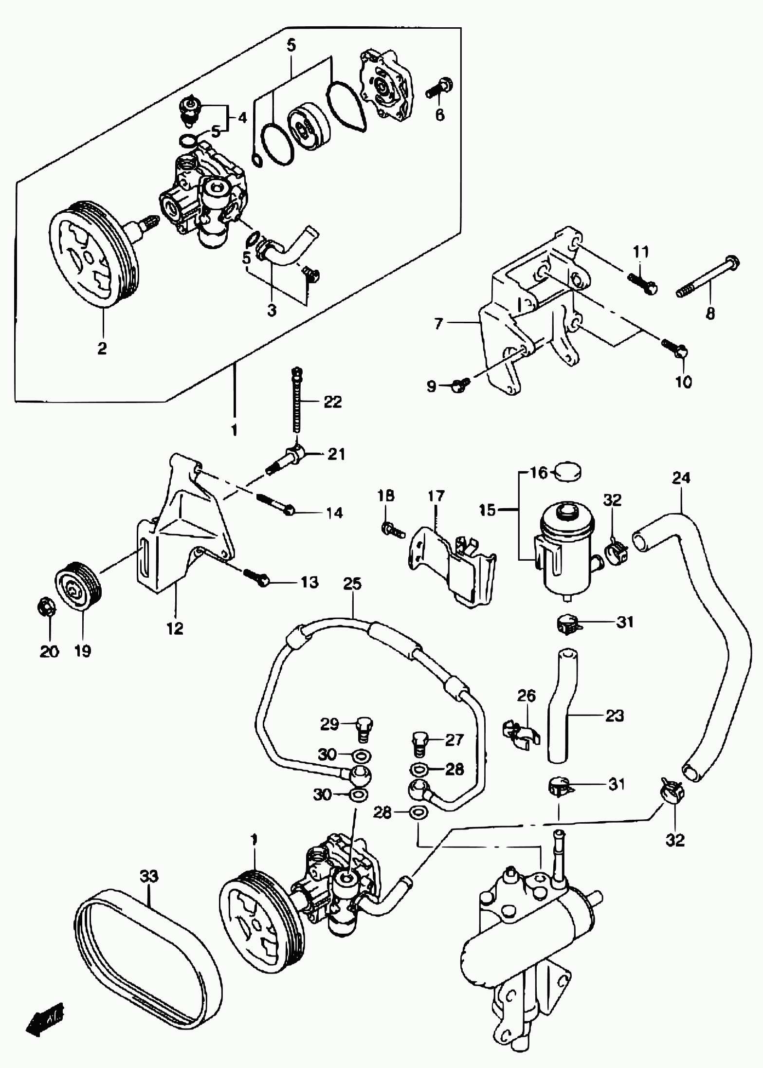 Suzuki 17521-86500 - Moniurahihna inparts.fi