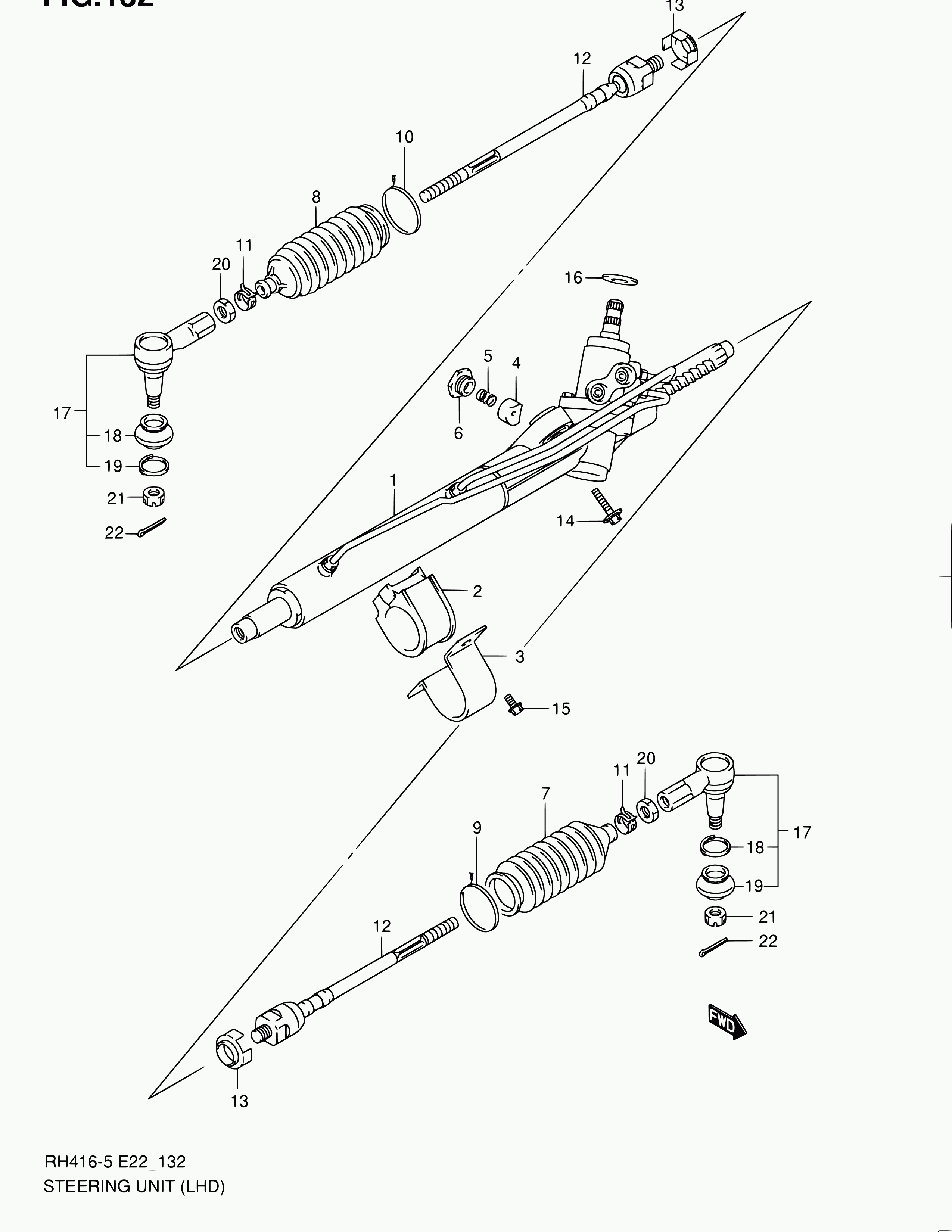 Suzuki 48830-54G00 - Raidetangon pää, suora inparts.fi