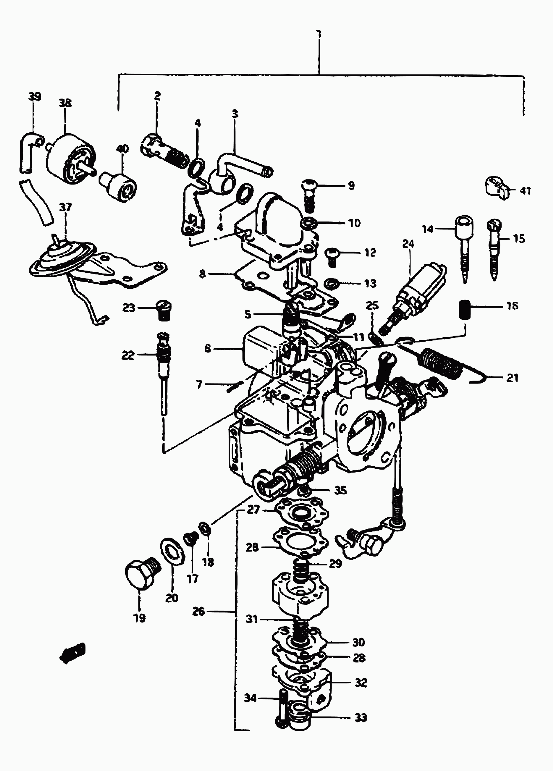 Suzuki 18133-80400 - Öljynsuodatin inparts.fi