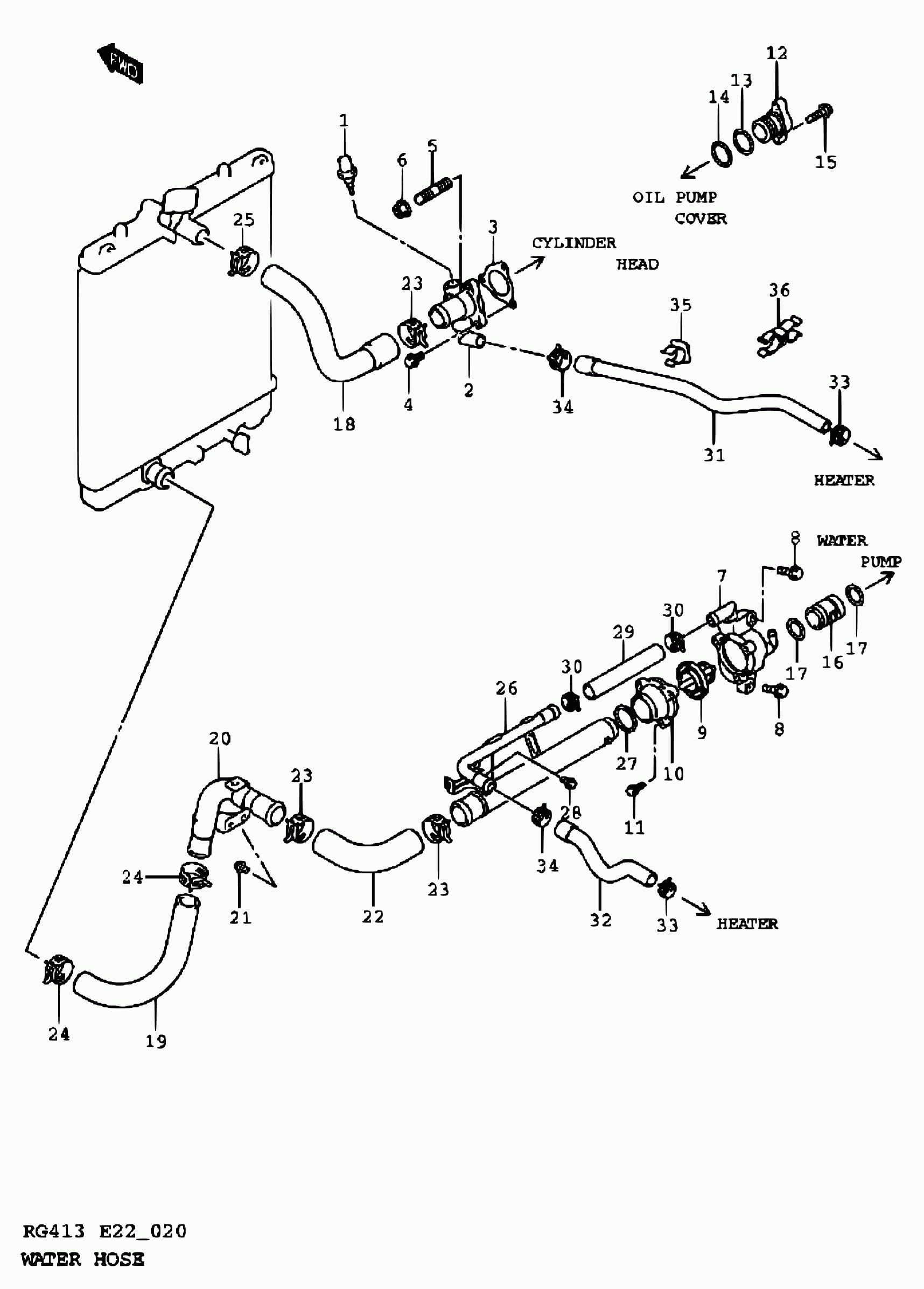 Subaru 17670-77E00 - Termostaatti, jäähdytysneste inparts.fi