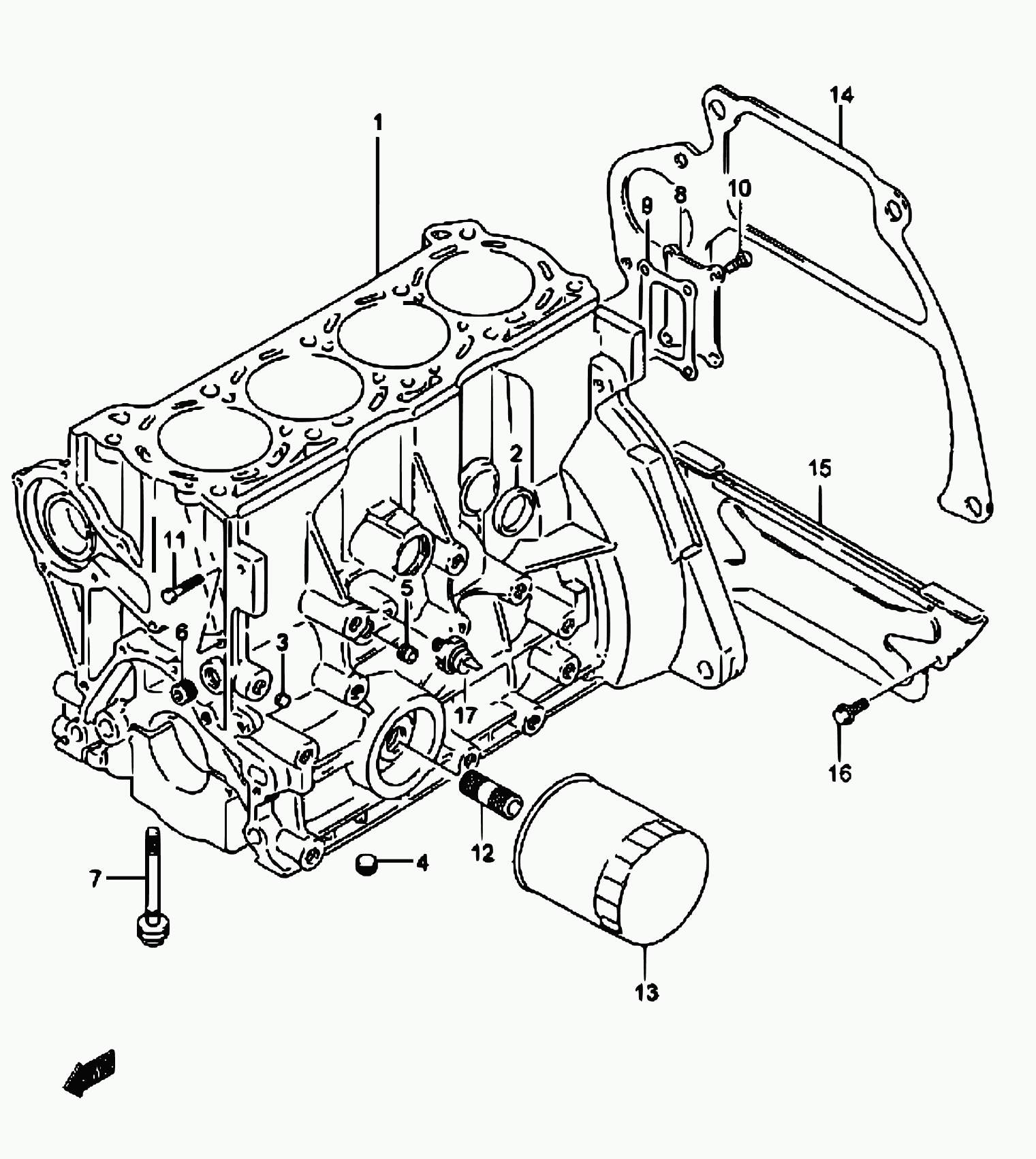 Suzuki 37820-85C00 - Tunnistin, öljynpaine inparts.fi