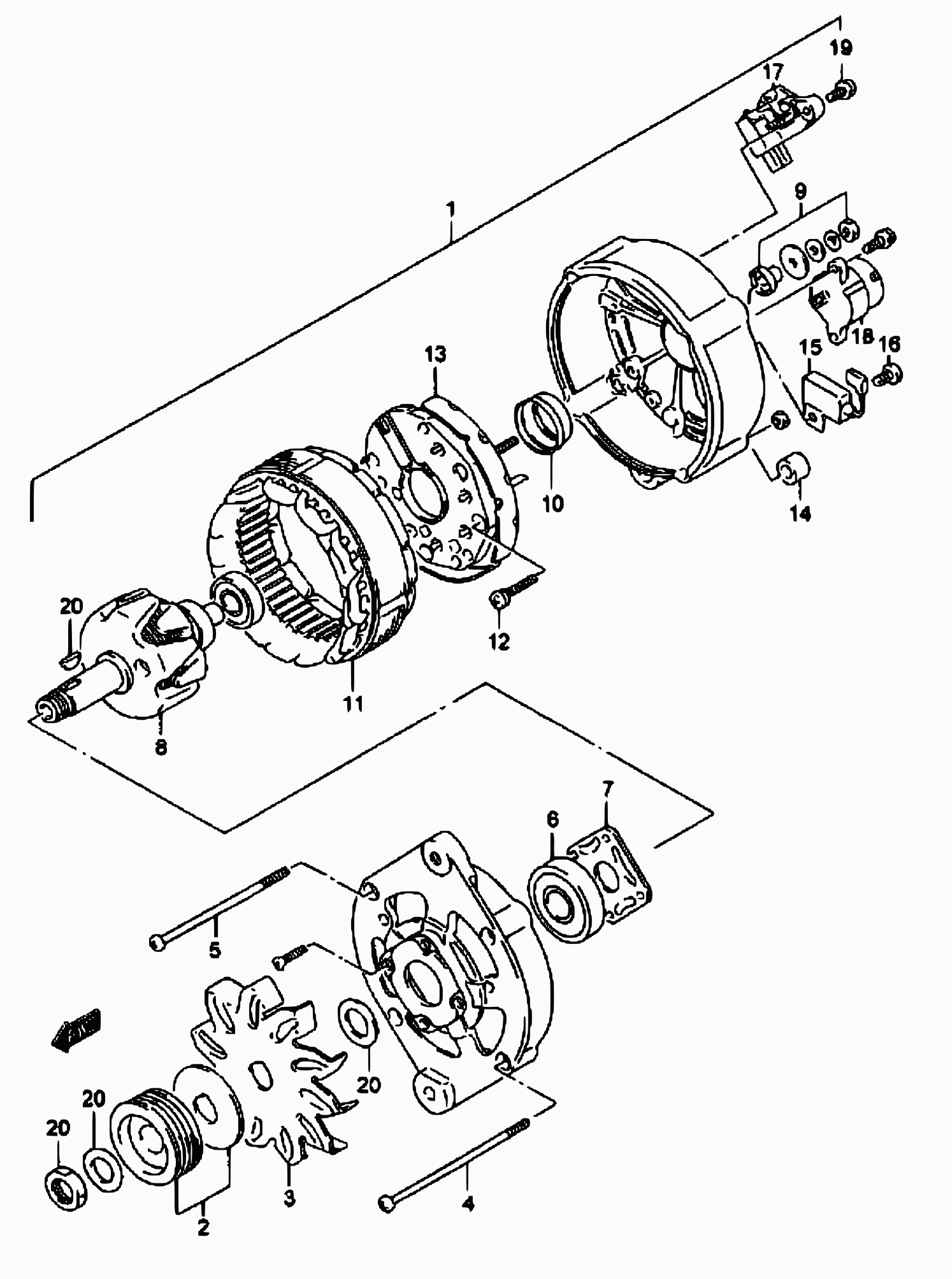 Honda 31400-85C00 - Laturi inparts.fi