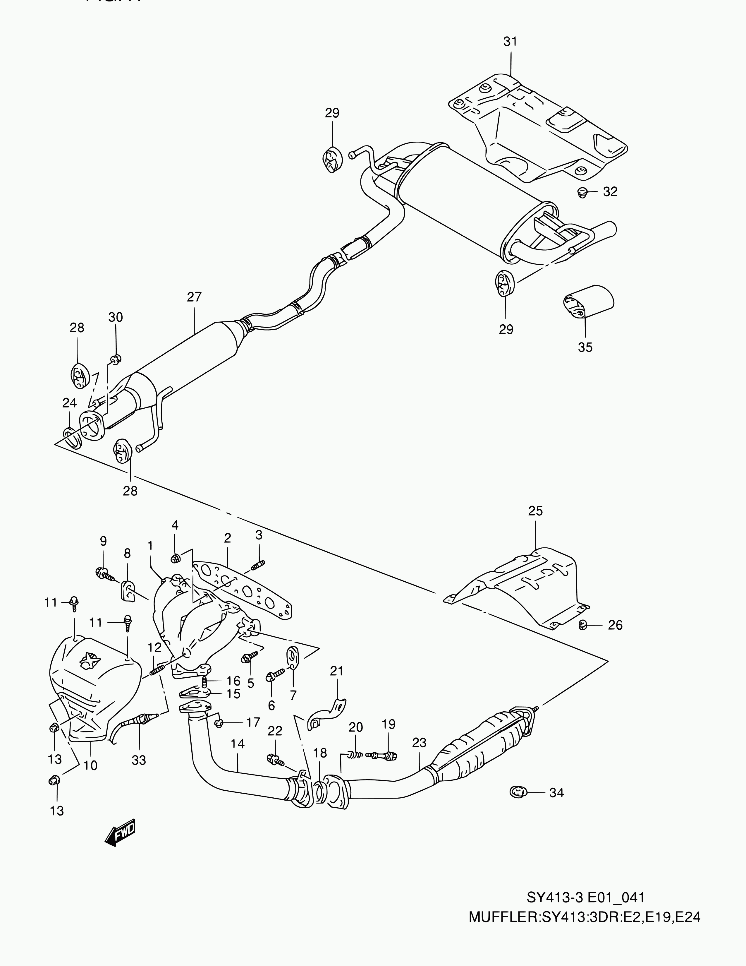 Suzuki 18213-60G00 - Lambdatunnistin inparts.fi