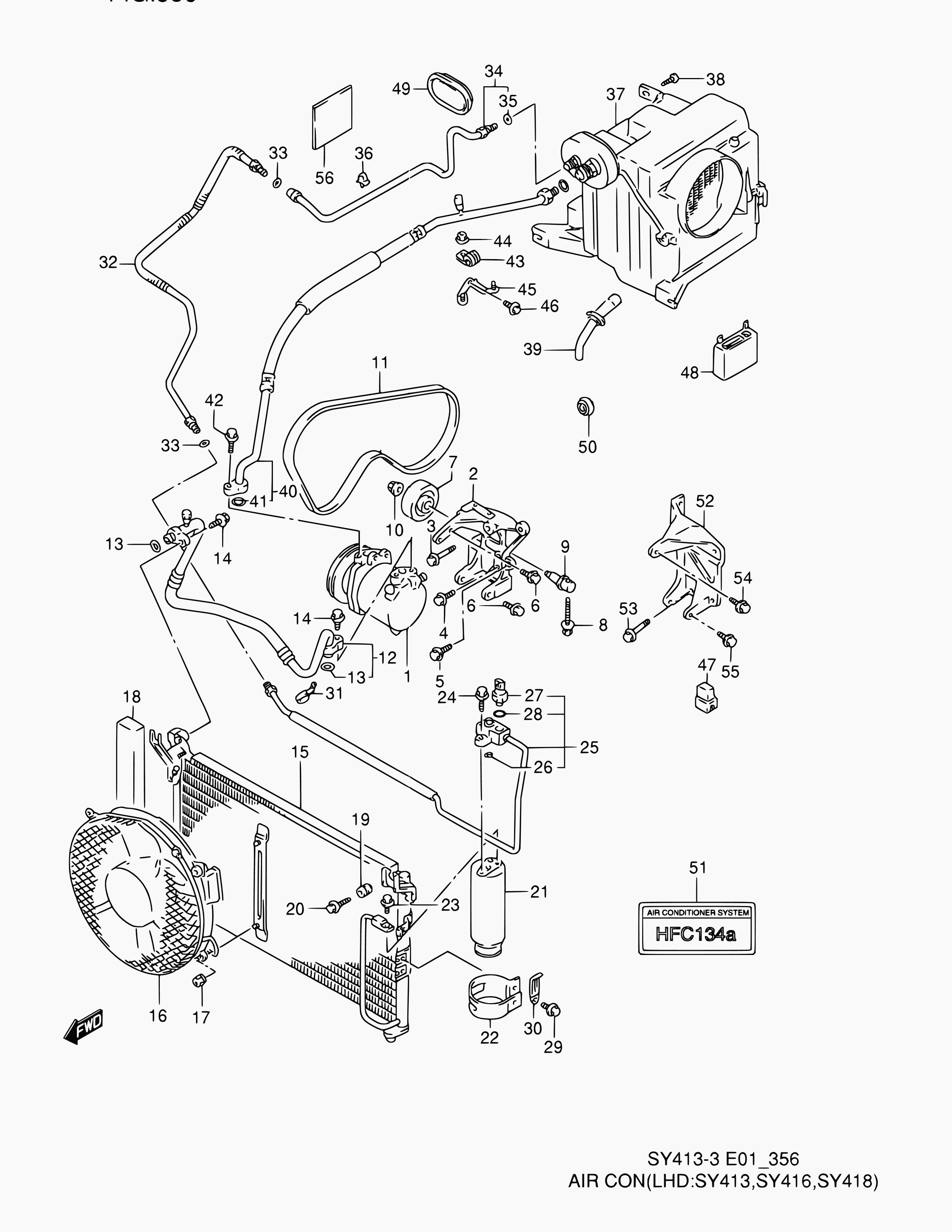 Suzuki 95141-60G50 - Moniurahihna inparts.fi