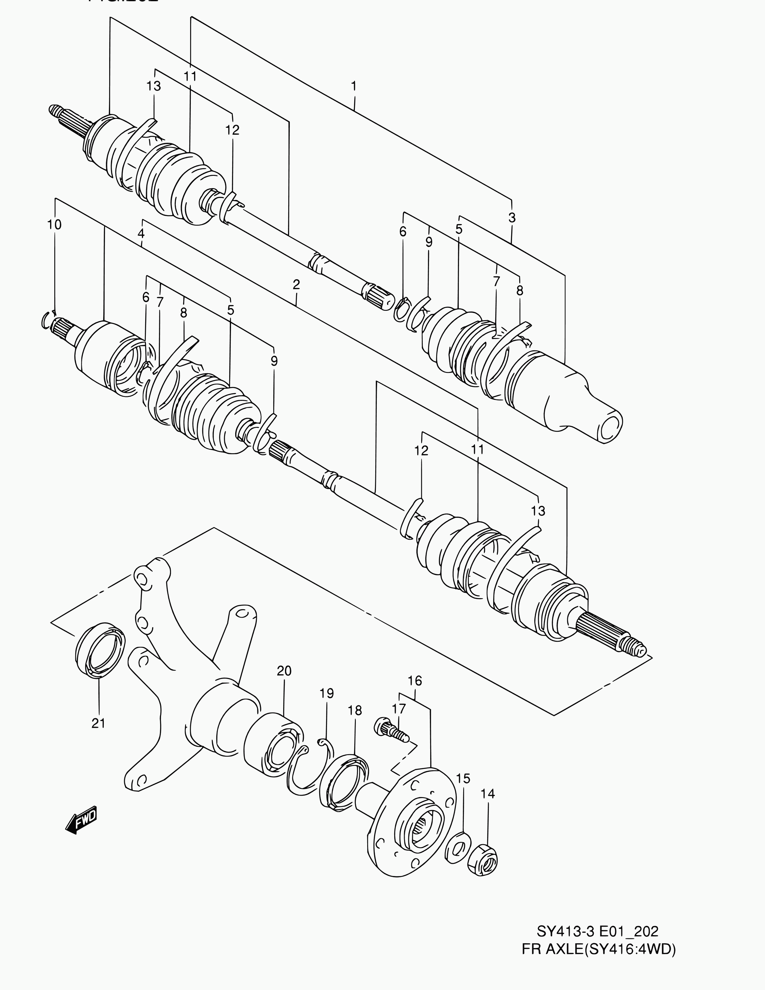 Suzuki 09267-40001 - Pyöränlaakerisarja inparts.fi