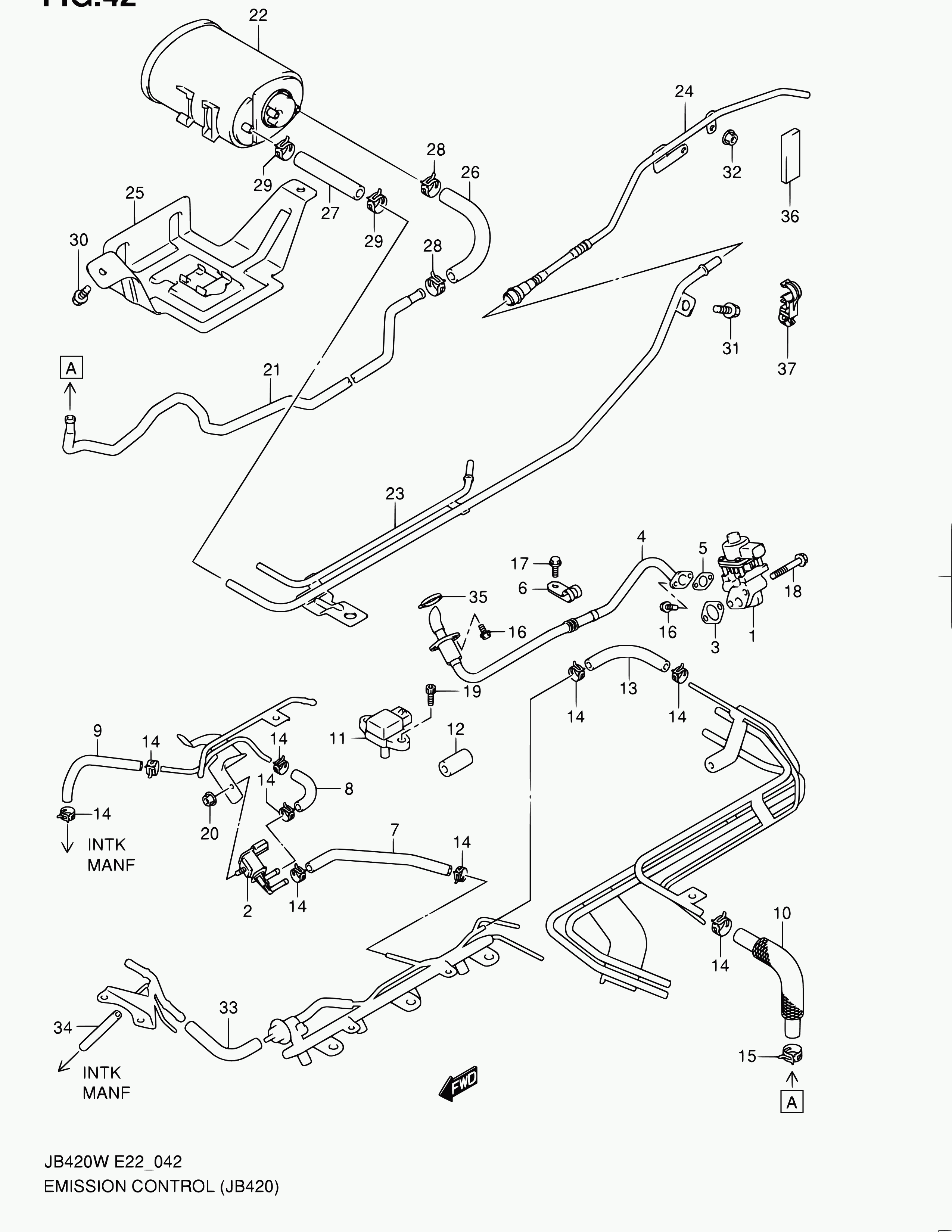 Suzuki 18590 72F21 - Tunnistin, ahtopaine inparts.fi