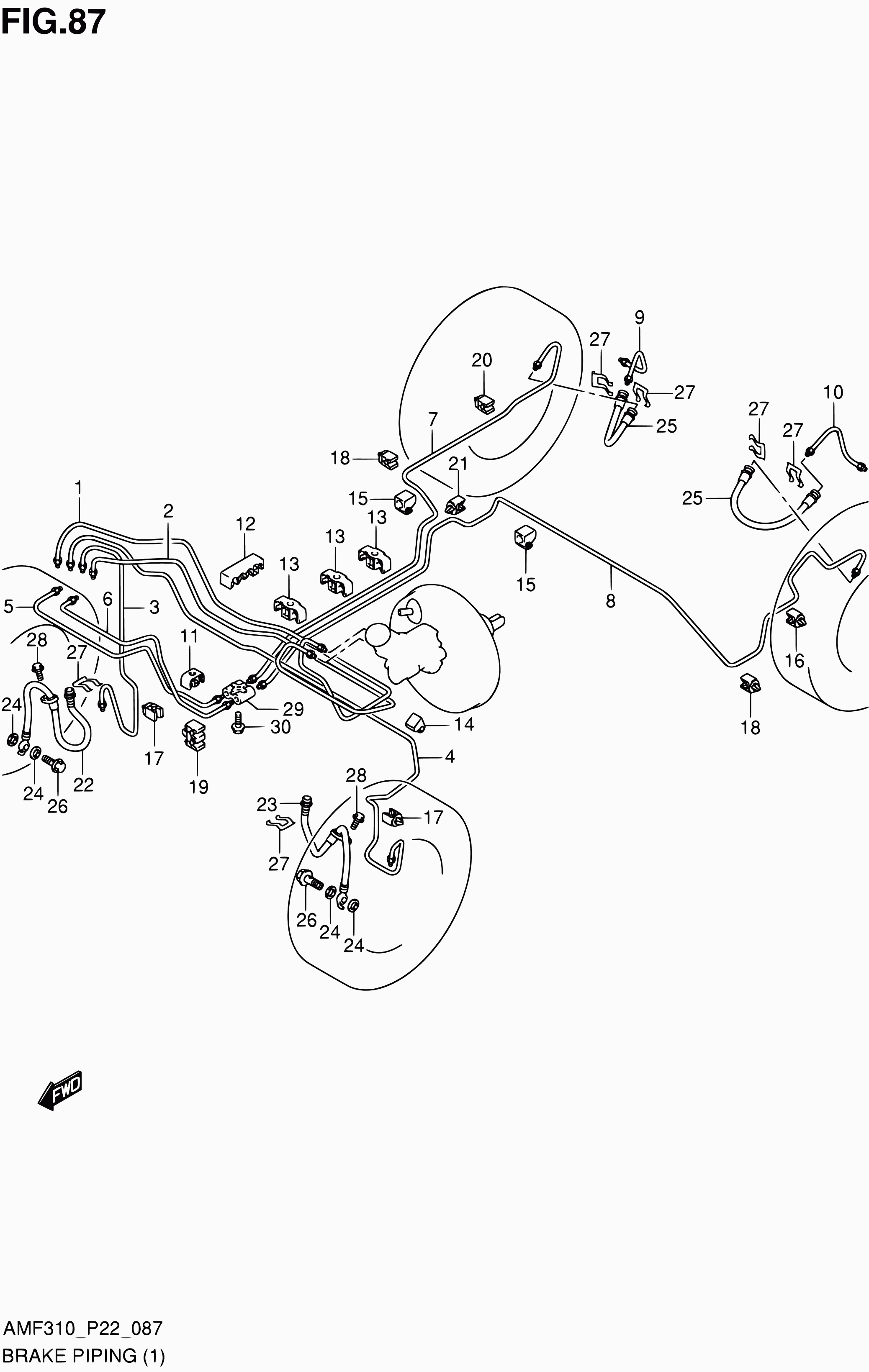 Suzuki 51550M68K00 - Jarruletku inparts.fi