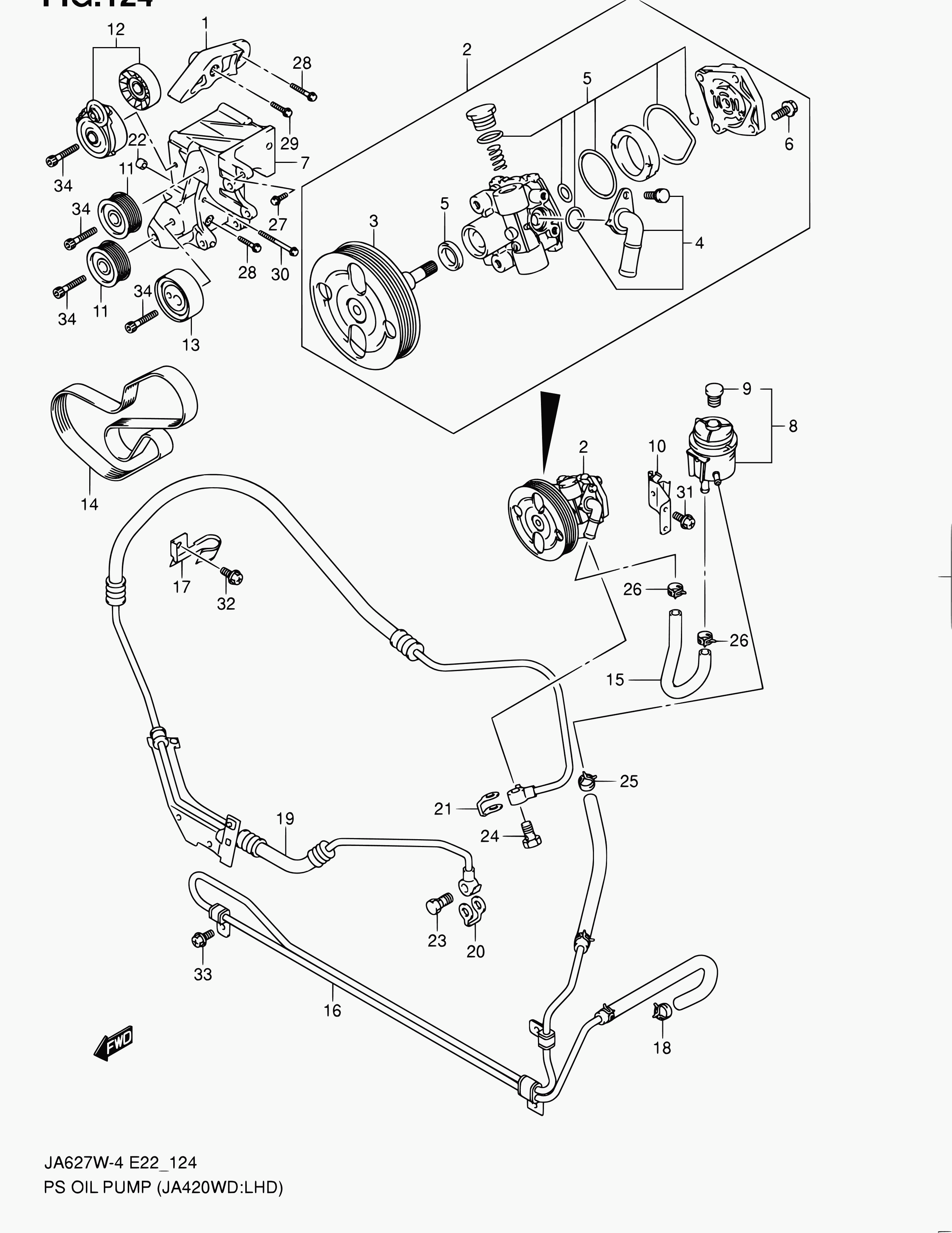 PEUGEOT 49160-67G00 - Hihnankiristin, moniurahihna inparts.fi