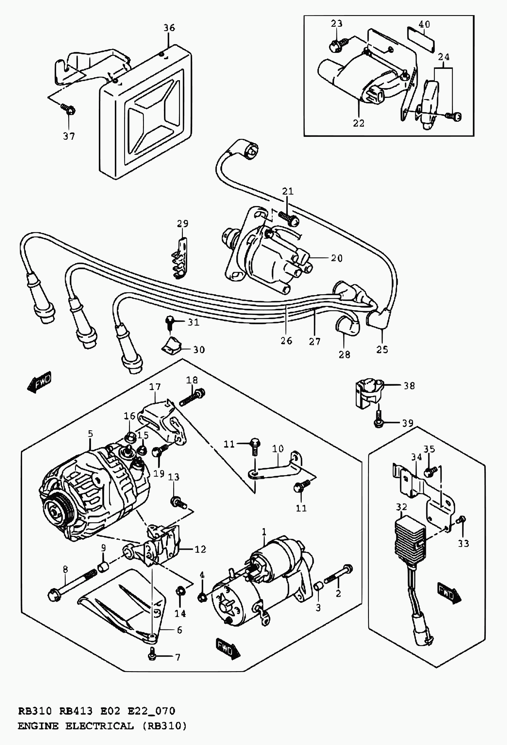 Hyundai 31100-80E10 - Käynnistinmoottori inparts.fi