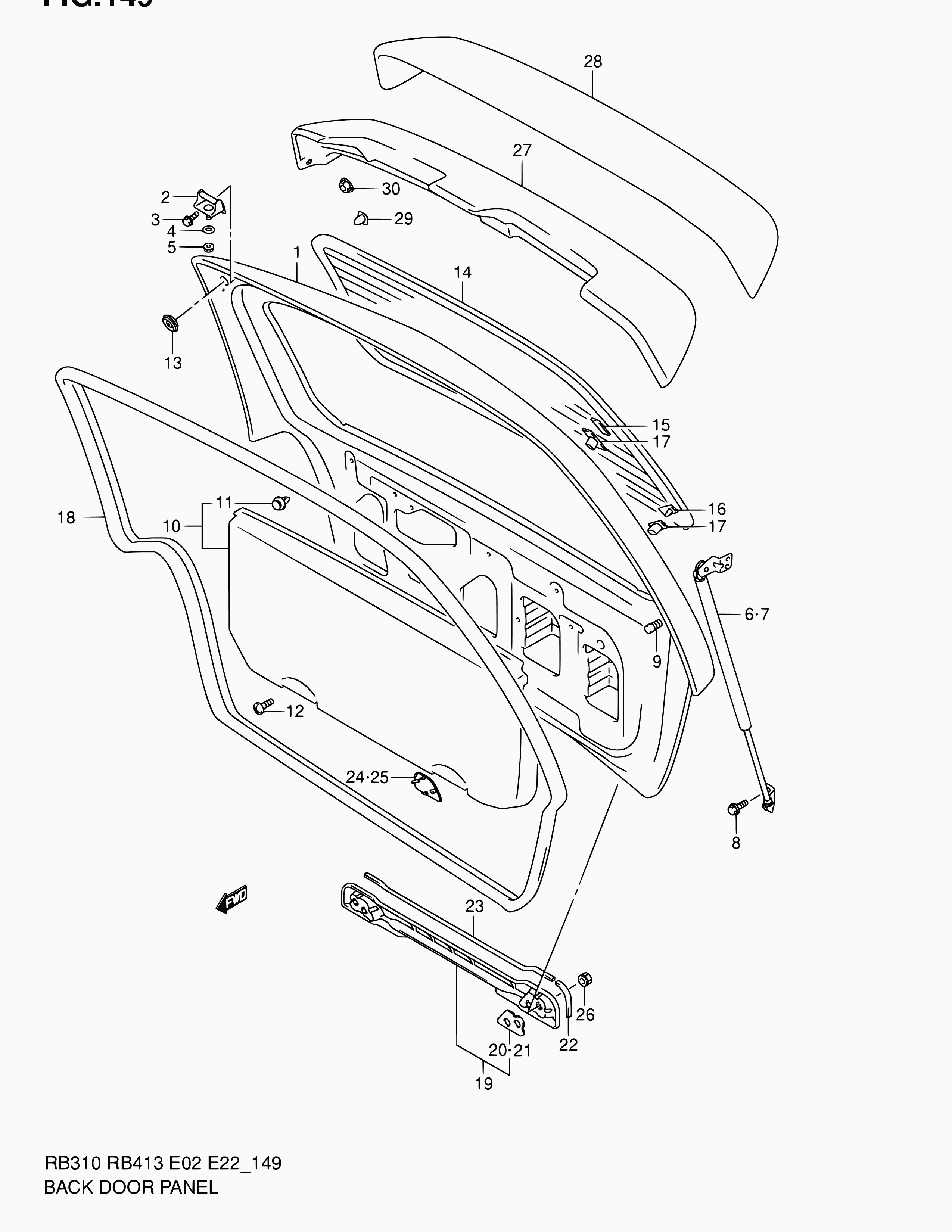 Opel 81850-83E10-X10 - Kaasujousi, tavaratila inparts.fi