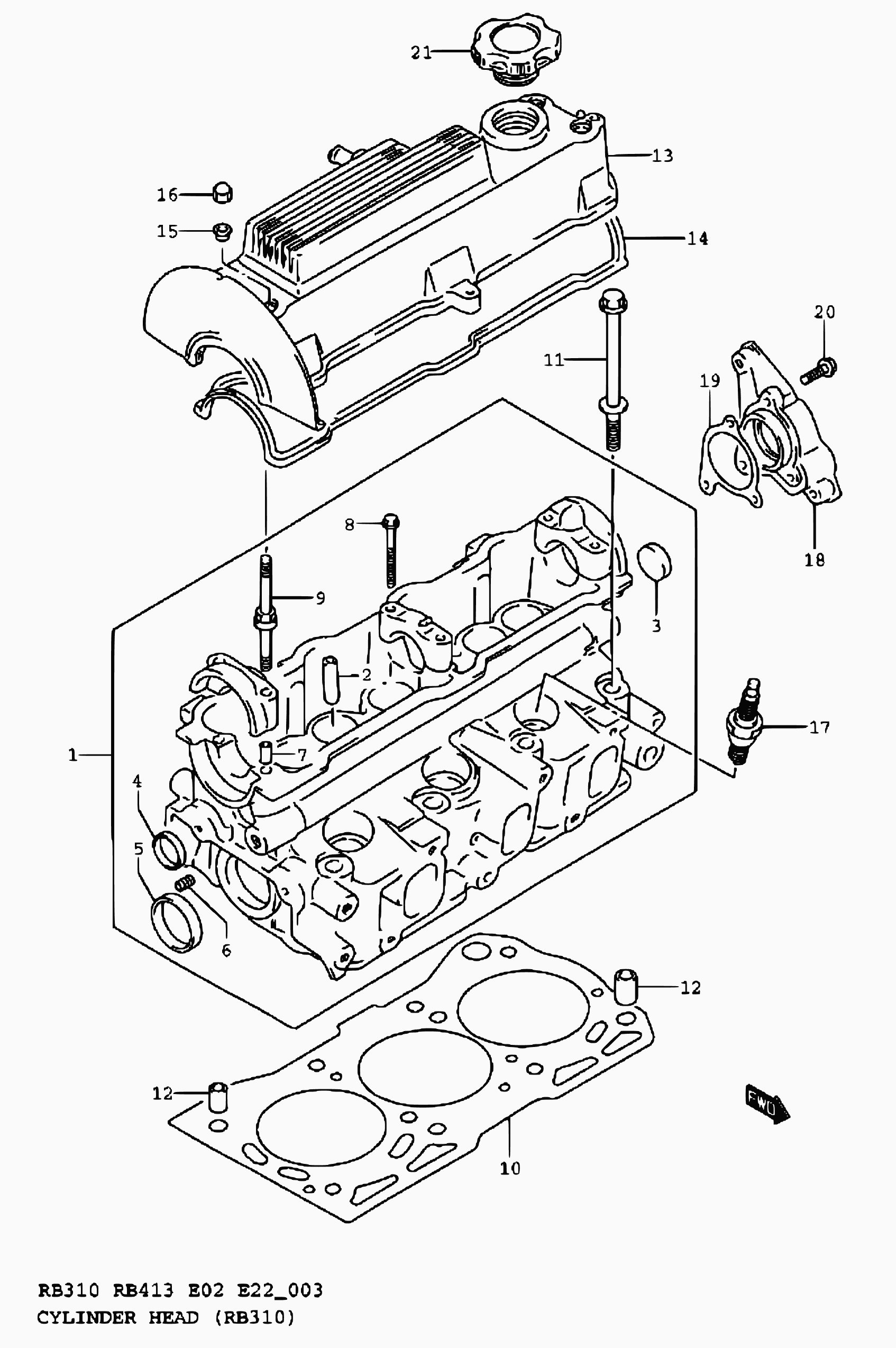 Suzuki 09482-00285 - Sytytystulppa inparts.fi