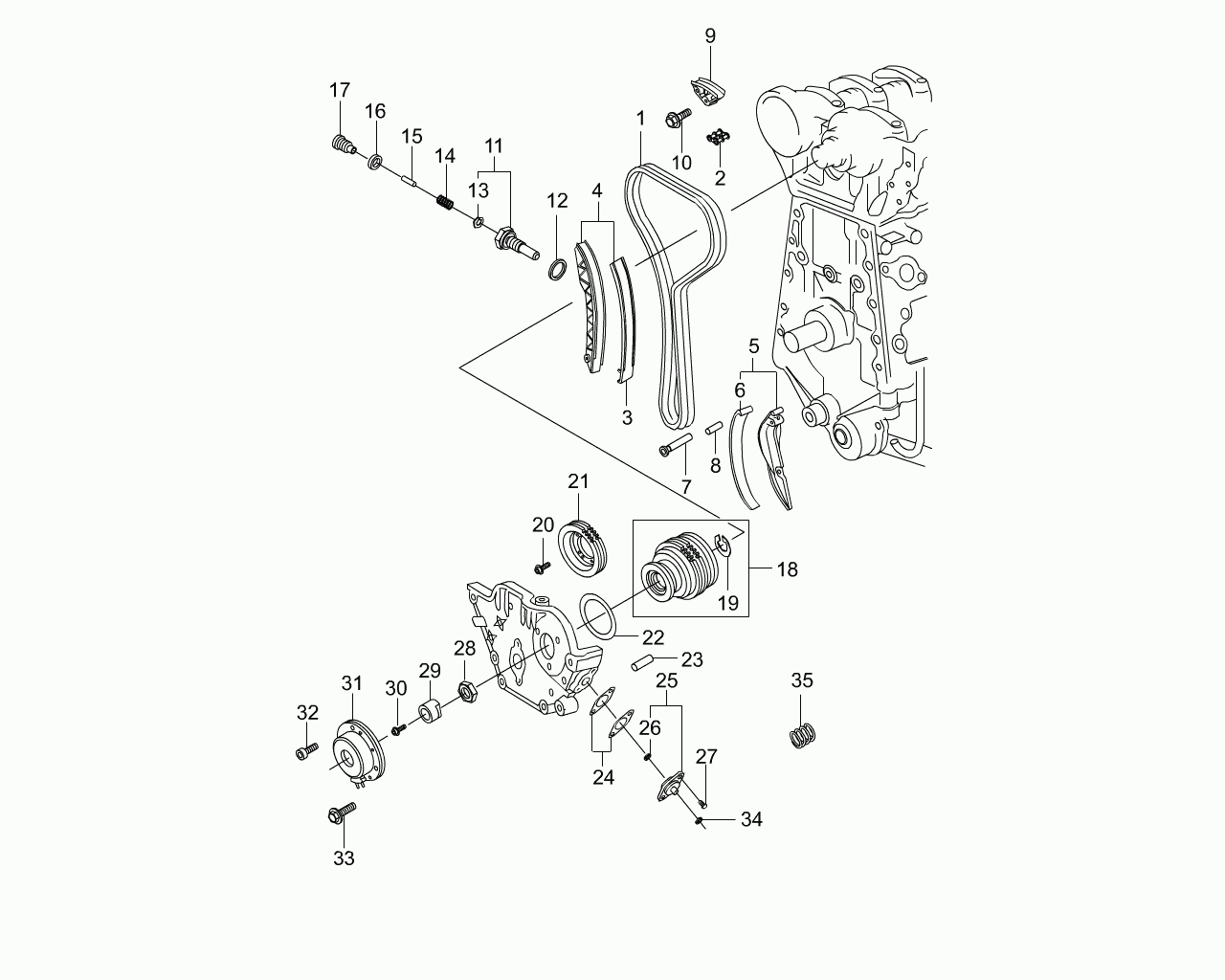 Mercedes-Benz 3040 1700 80 53 - Ruuvi inparts.fi