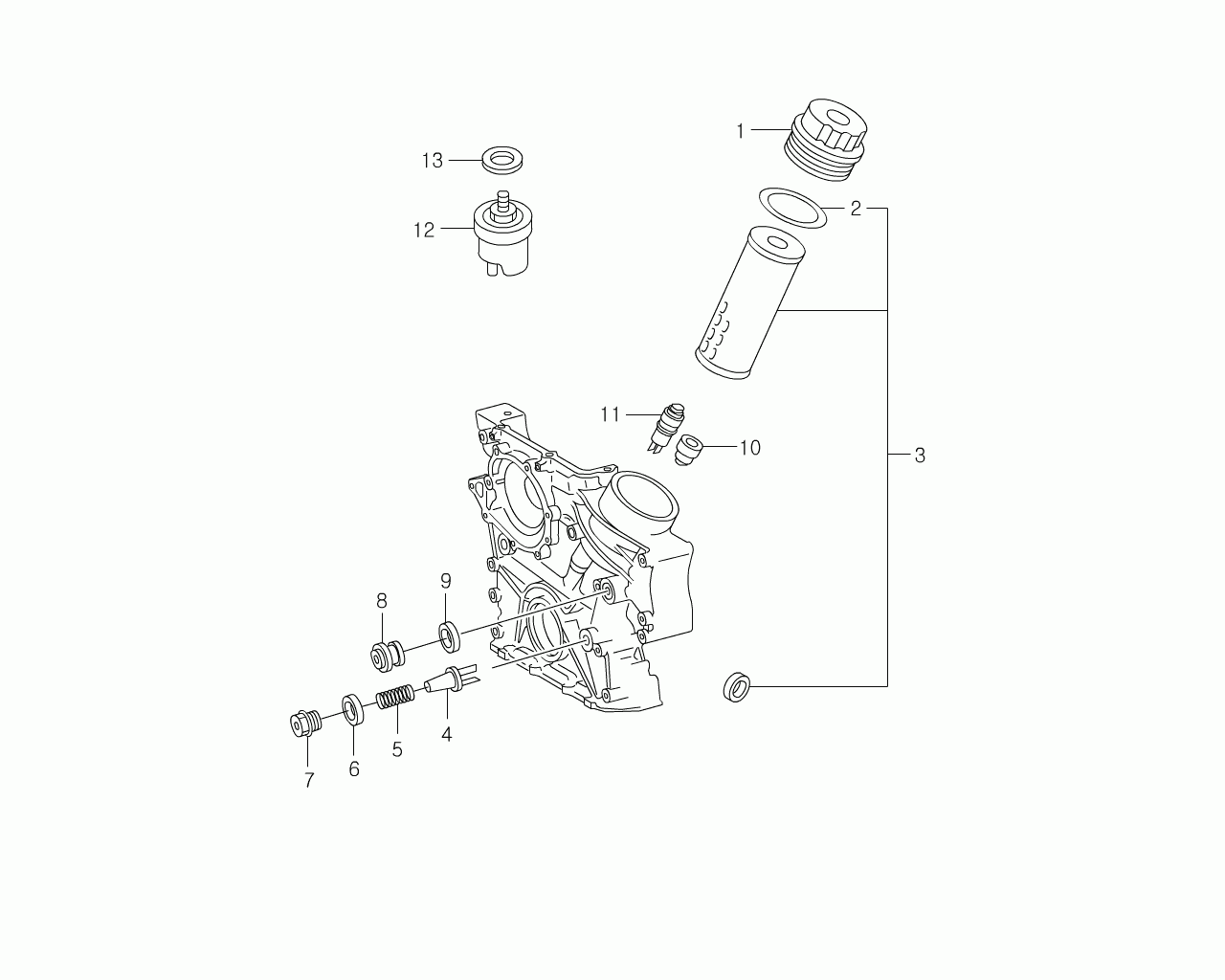 Ssangyong 6615423117 - Tunnistin, öljynpaine inparts.fi