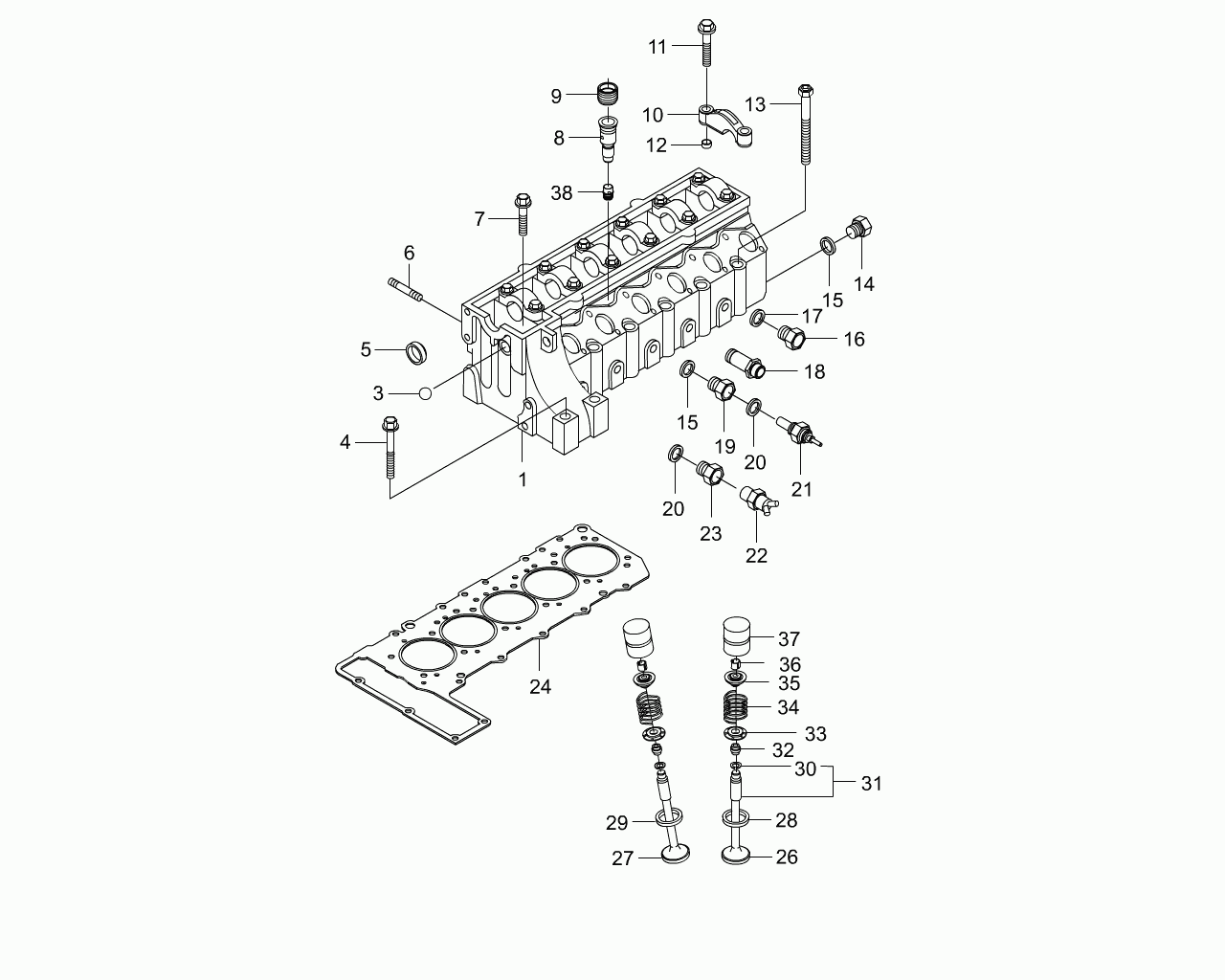 Chevrolet 6615423017 - Tunnistin, jäähdytysnesteen lämpötila inparts.fi