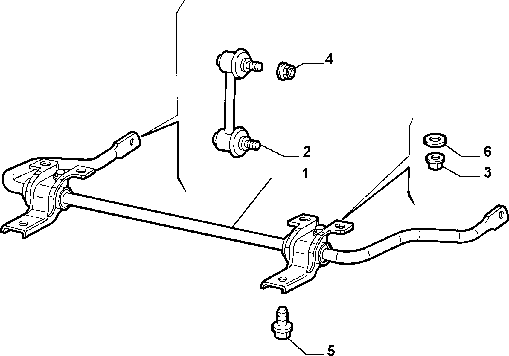 FIAT 51717001 - Tanko, kallistuksenvaimennin inparts.fi