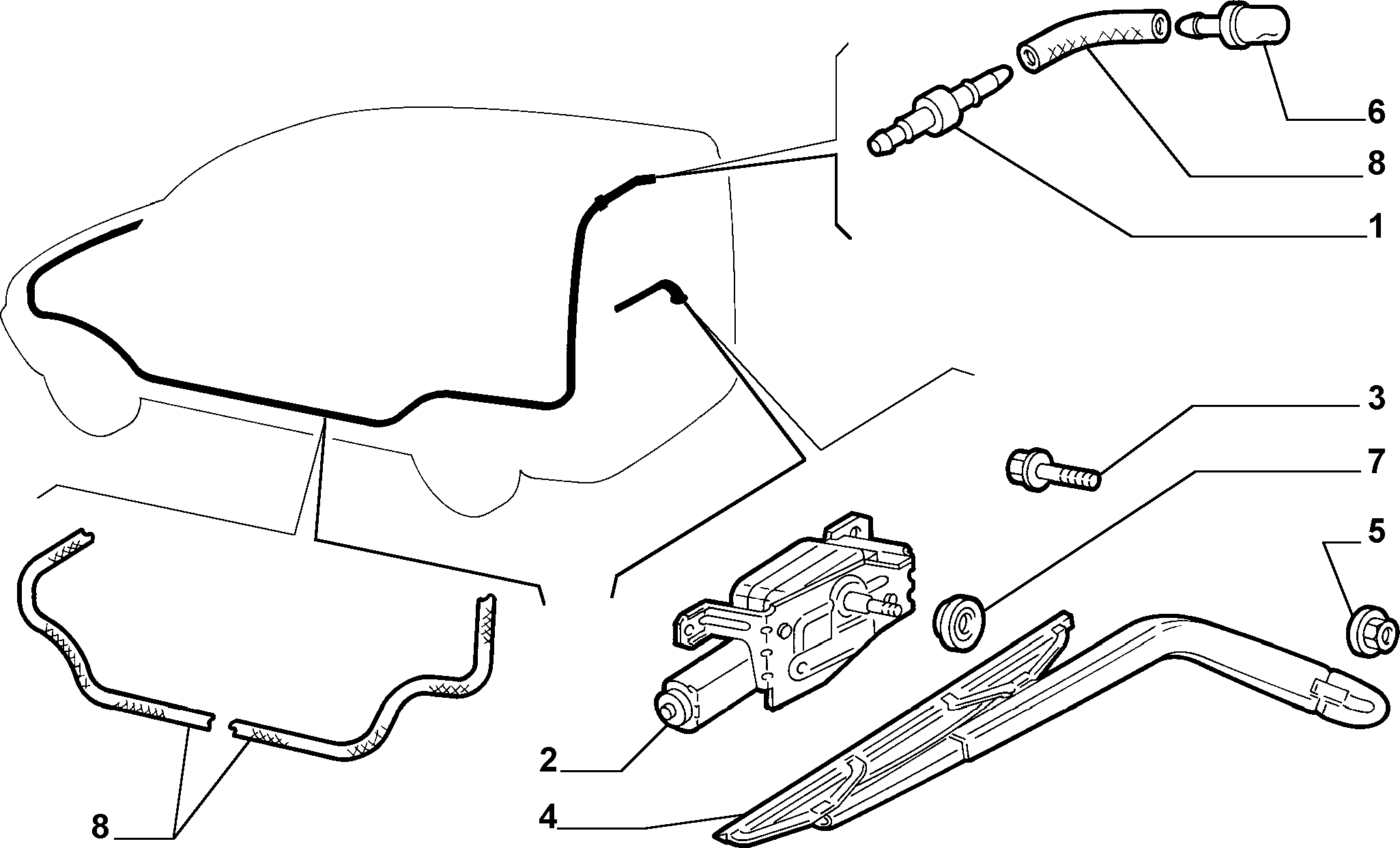 FIAT 46818055 - Pesusuutin, lasinpesulaite inparts.fi