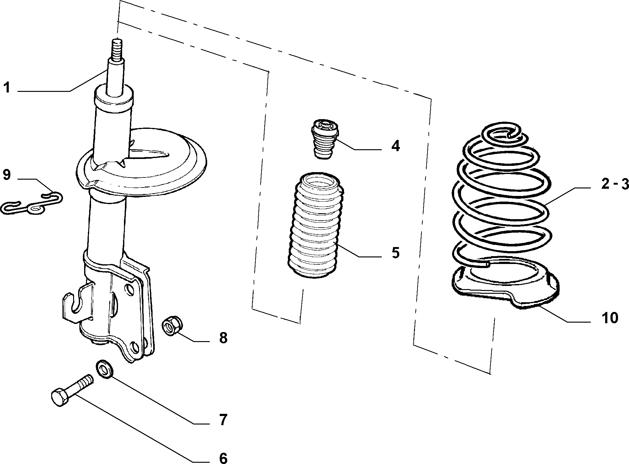 FIAT 46804120 - Vaimennuskumi, jousitus inparts.fi