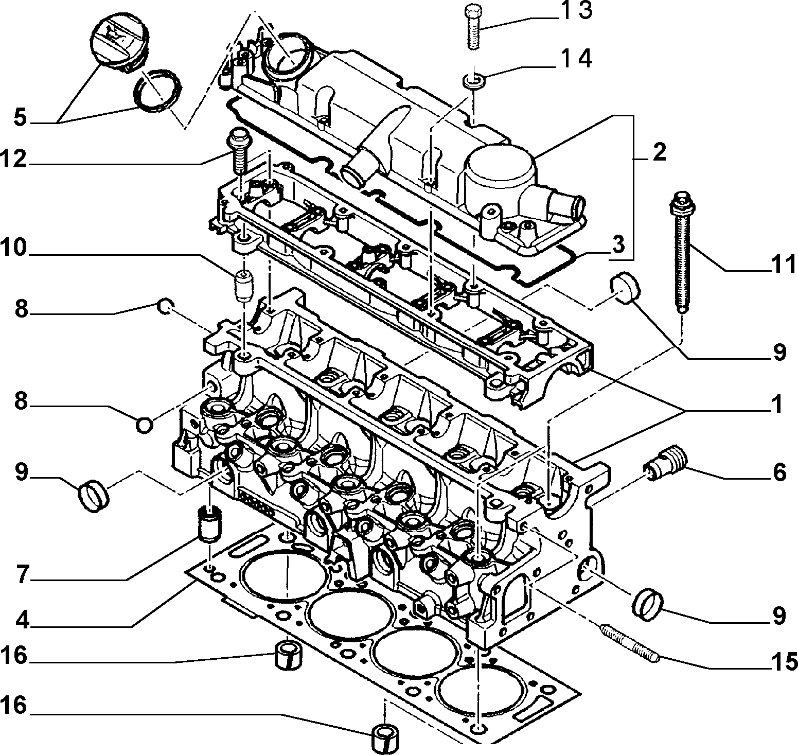 FIAT 9630142380 - Tiiviste, venttiilikoppa inparts.fi