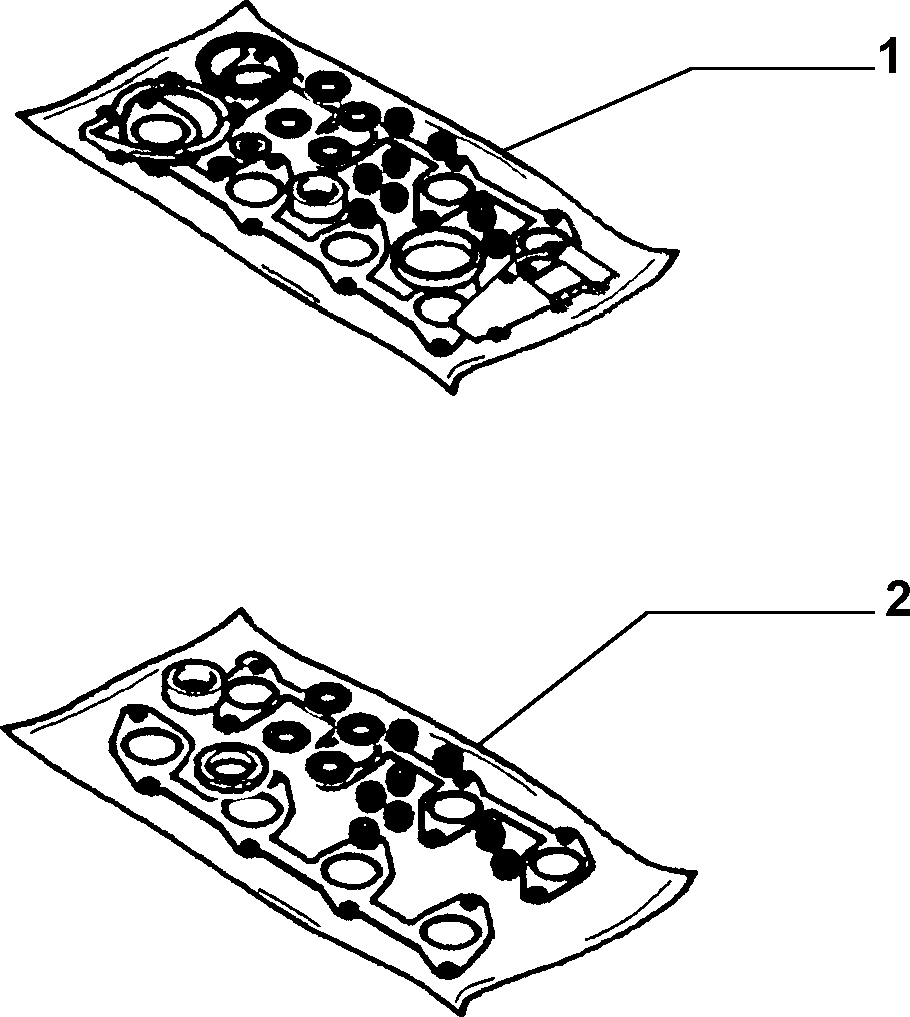 FIAT 9569752880 - Täydellinen tiivistesarja, moottori inparts.fi