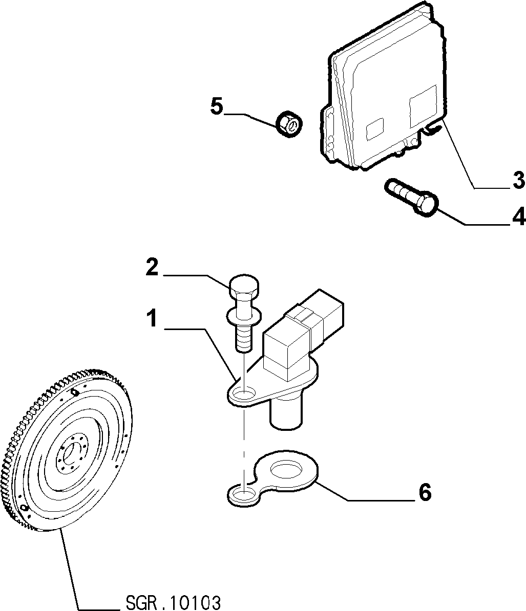 CITROËN 9635732980 - Impulssianturi, kampiakseli inparts.fi